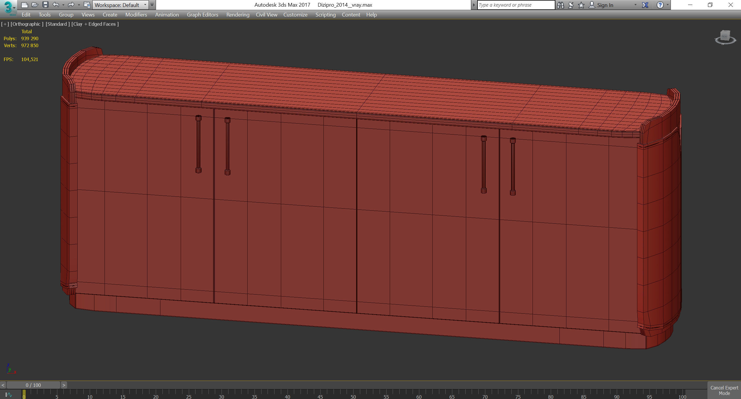 MASON Volpi 3d model Low-poly 3D model_3