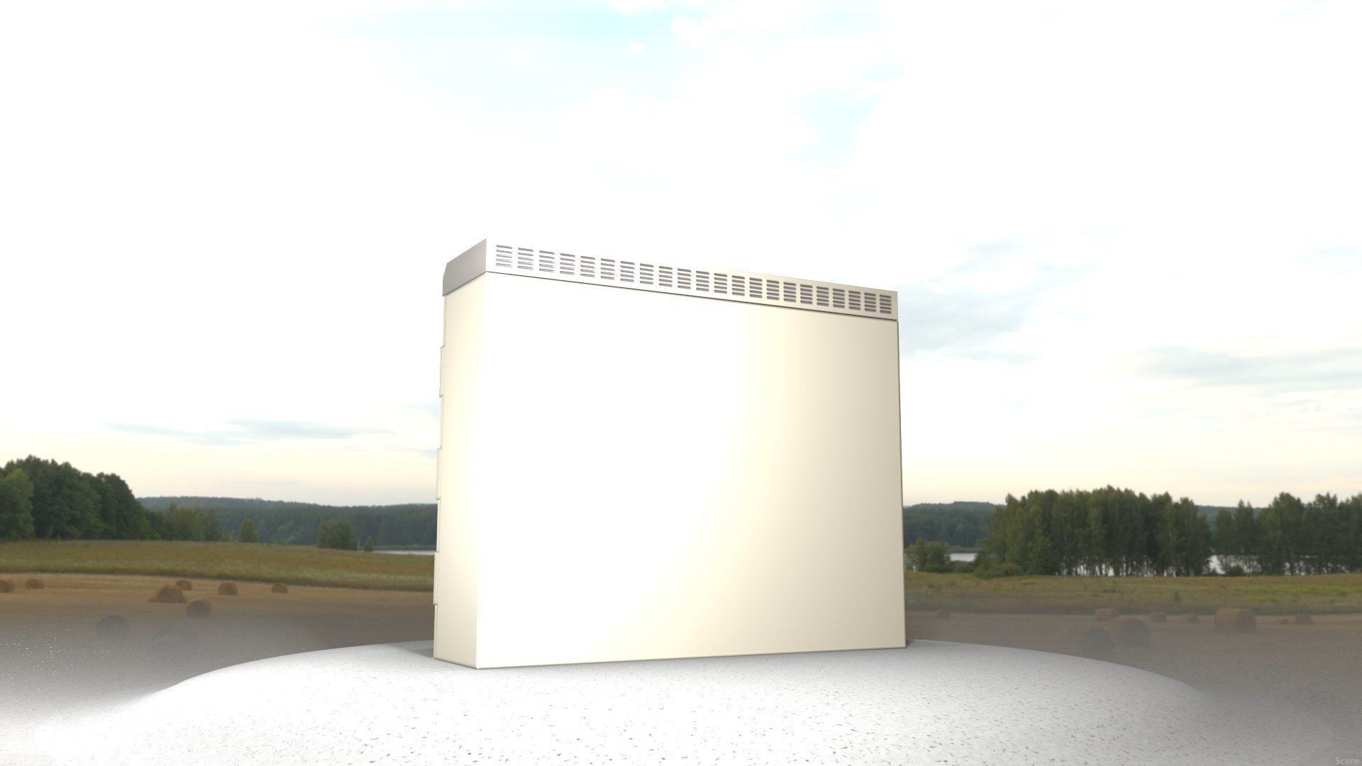 Electrical Distribution Cabinet 46 Low-poly 3D model_56
