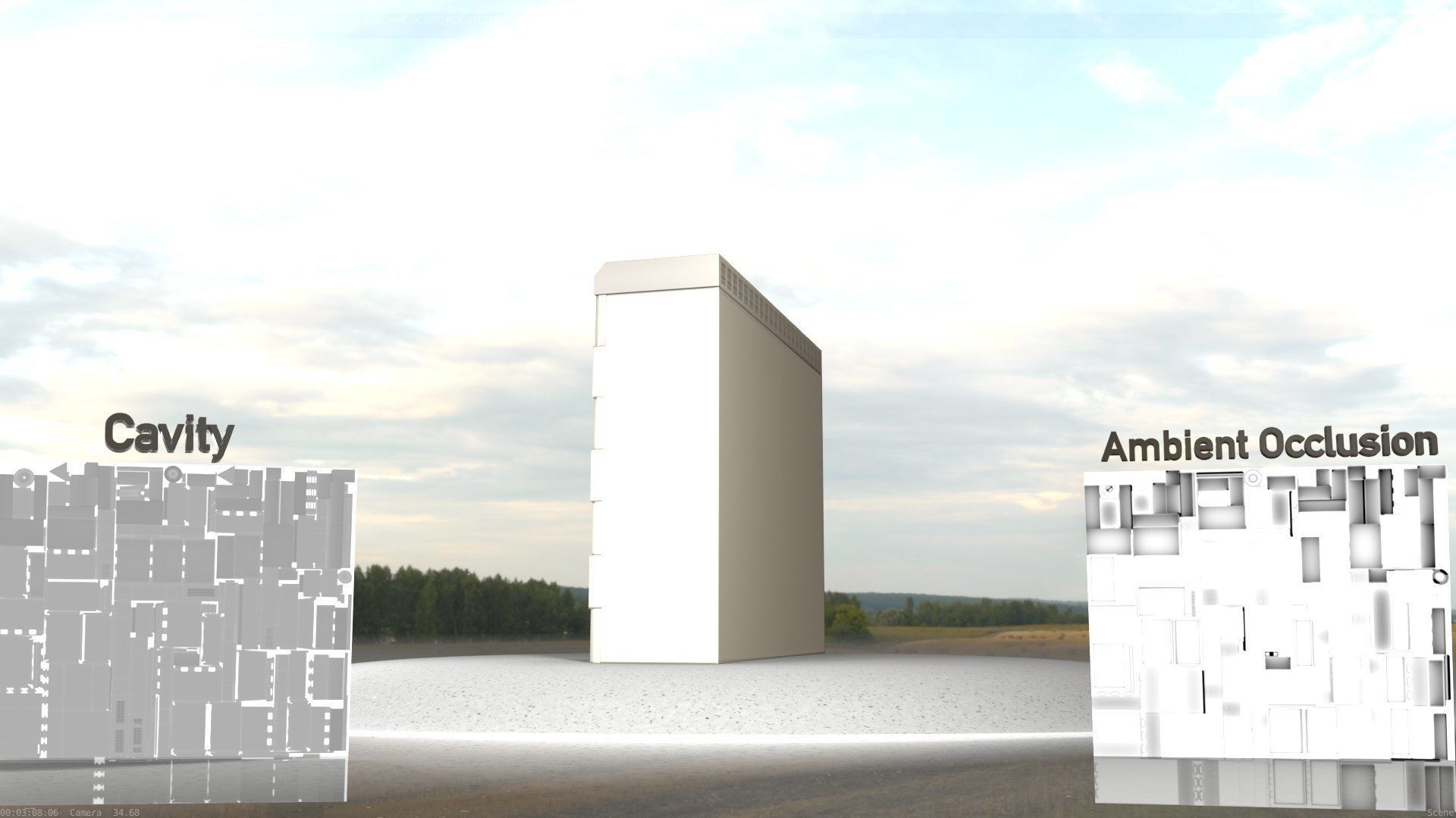 Electrical Distribution Cabinet 46 Low-poly 3D model_24