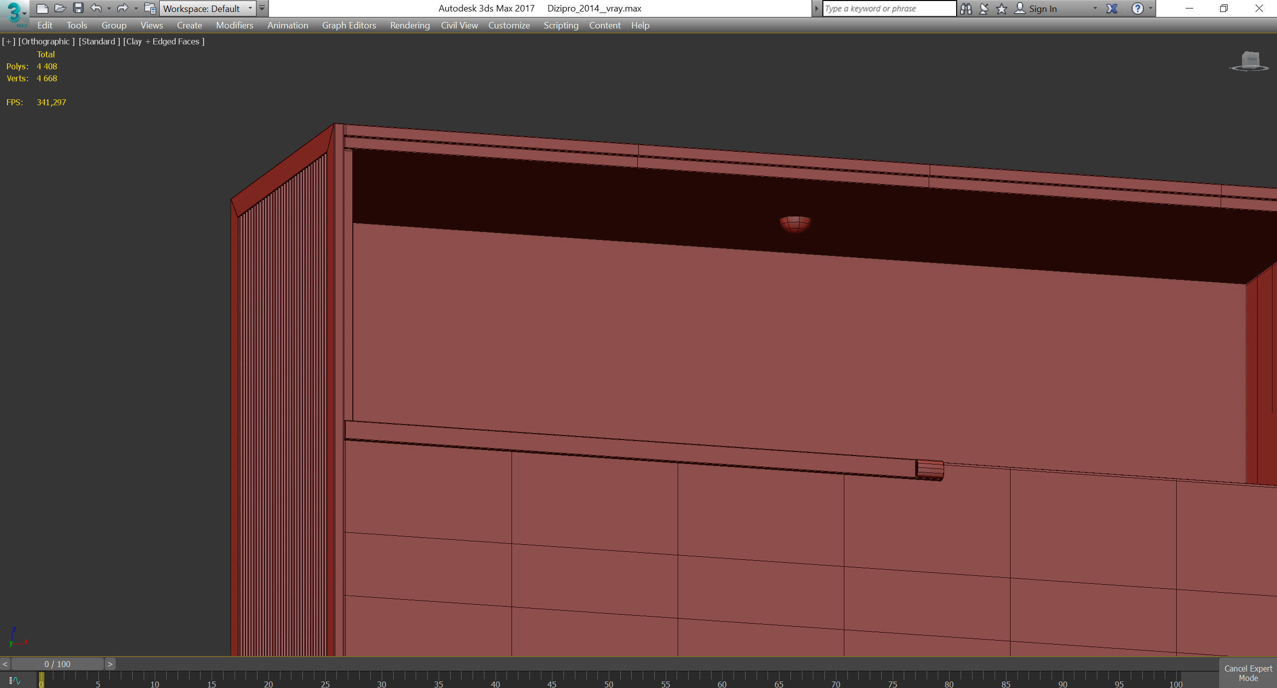 TV MAVIS Volpi 3d model Low-poly 3D model_4