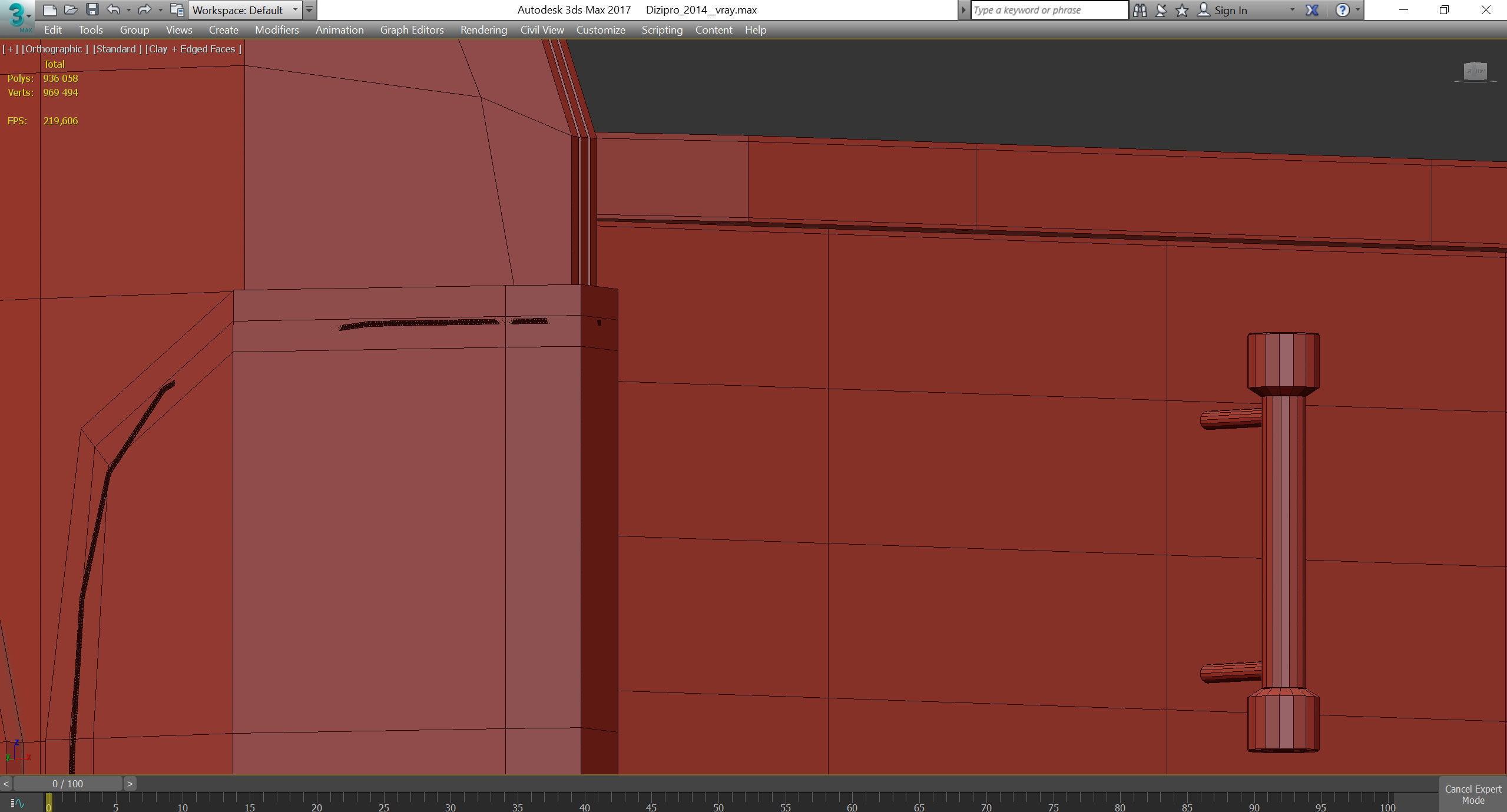 MASON Volpi 3d model Low-poly 3D model_4