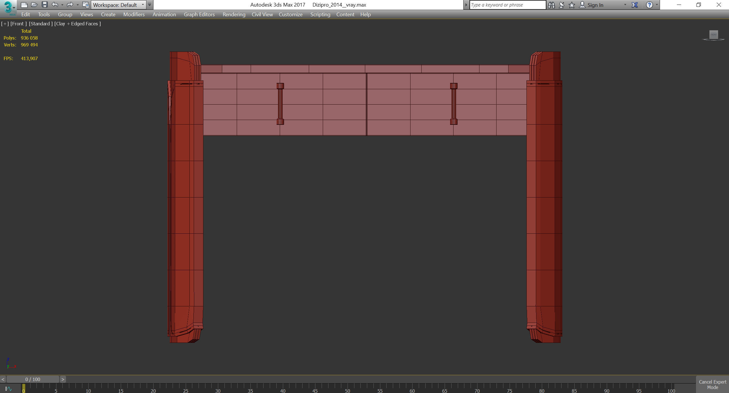 MASON Volpi 3d model Low-poly 3D model_2