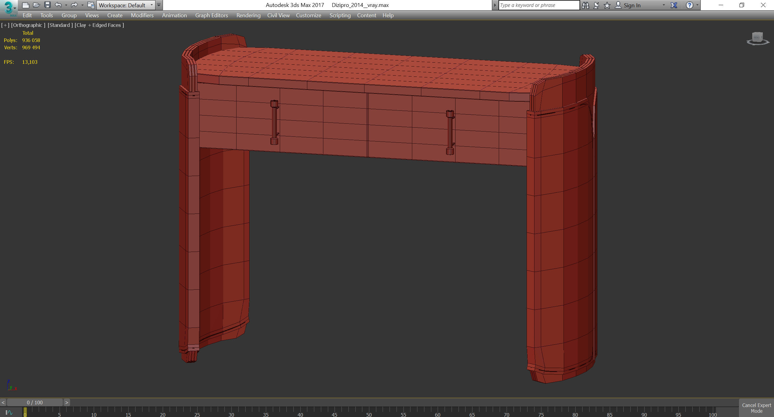 MASON Volpi 3d model Low-poly 3D model_3
