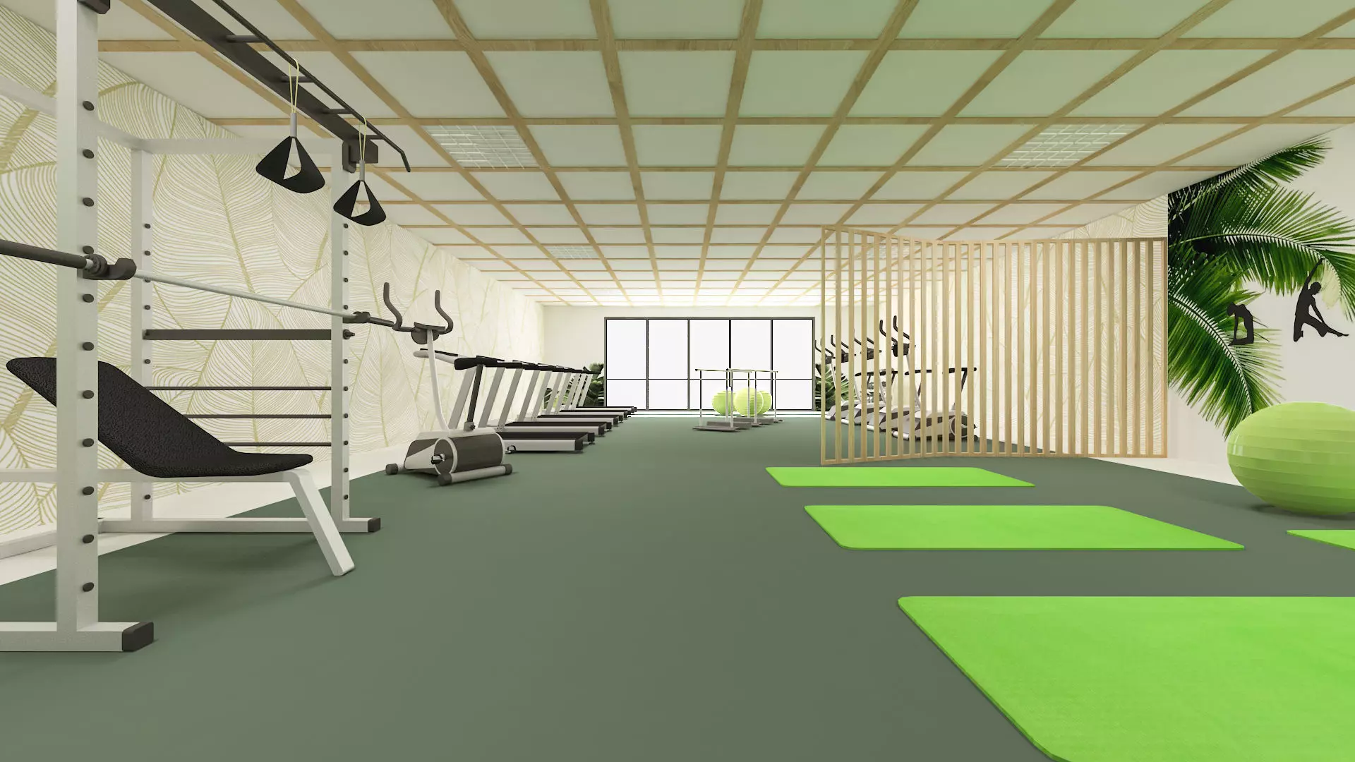 physiotheraphy gym 3D model