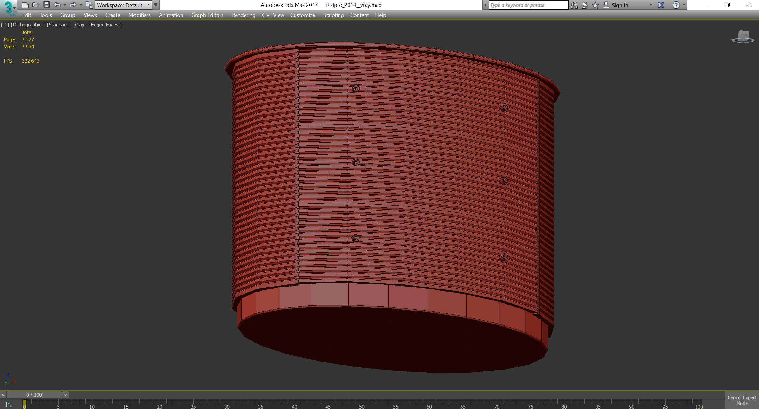 ELLIS Volpi 3d model Low-poly 3D model_4