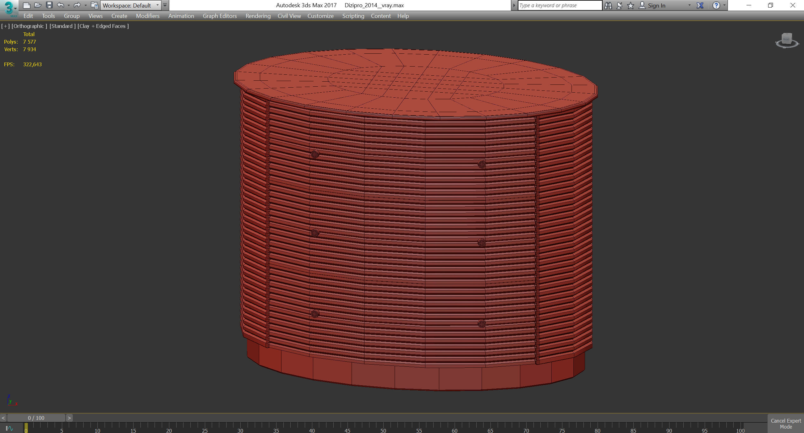 ELLIS Volpi 3d model Low-poly 3D model_3