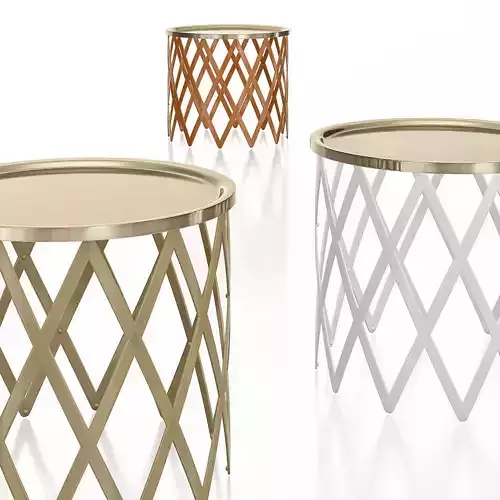 Pinetti SAFARI SMALL ROUND TABLE 3d model