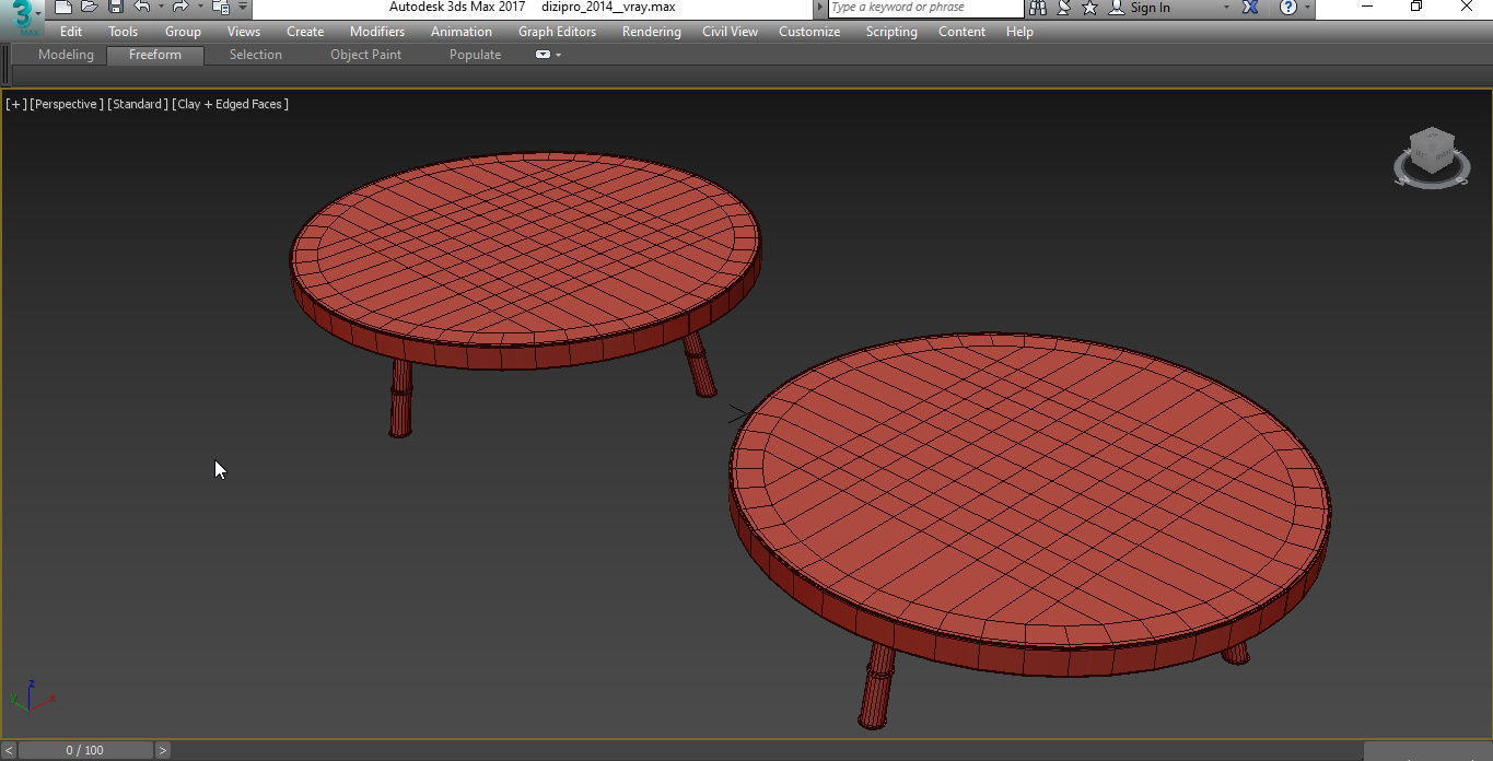 Sicis SIAM COFFEE TABLE BY MASSIMILIANO RAGGI 3d model Low-poly 3D model_2