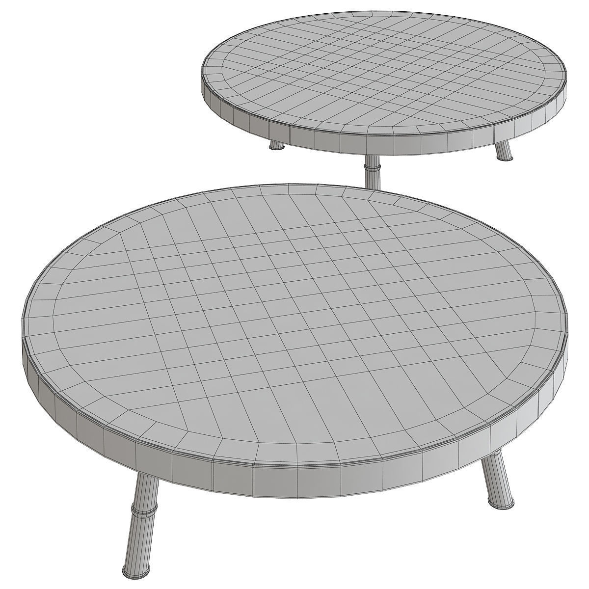 Sicis SIAM COFFEE TABLE BY MASSIMILIANO RAGGI 3d model Low-poly 3D model_1