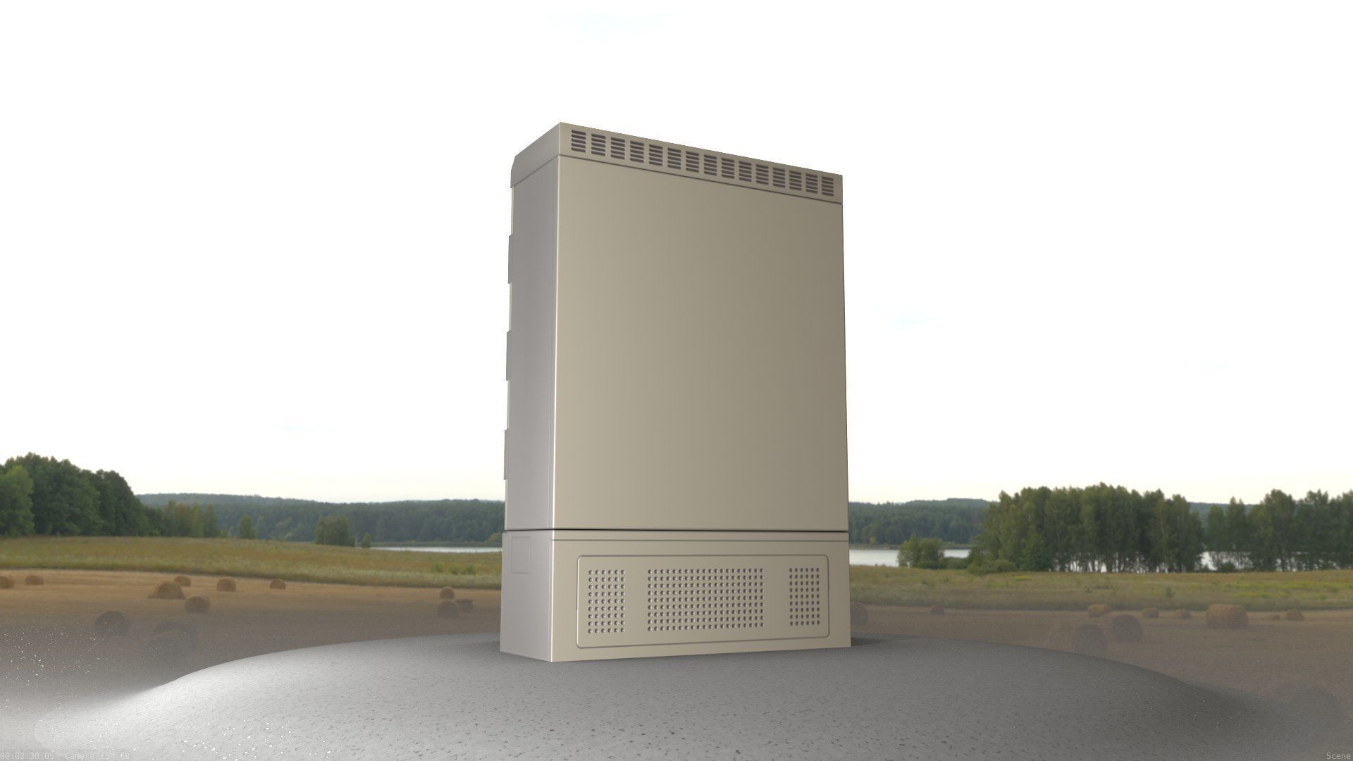 Electrical Distribution Cabinet 51 Low-poly 3D model_51