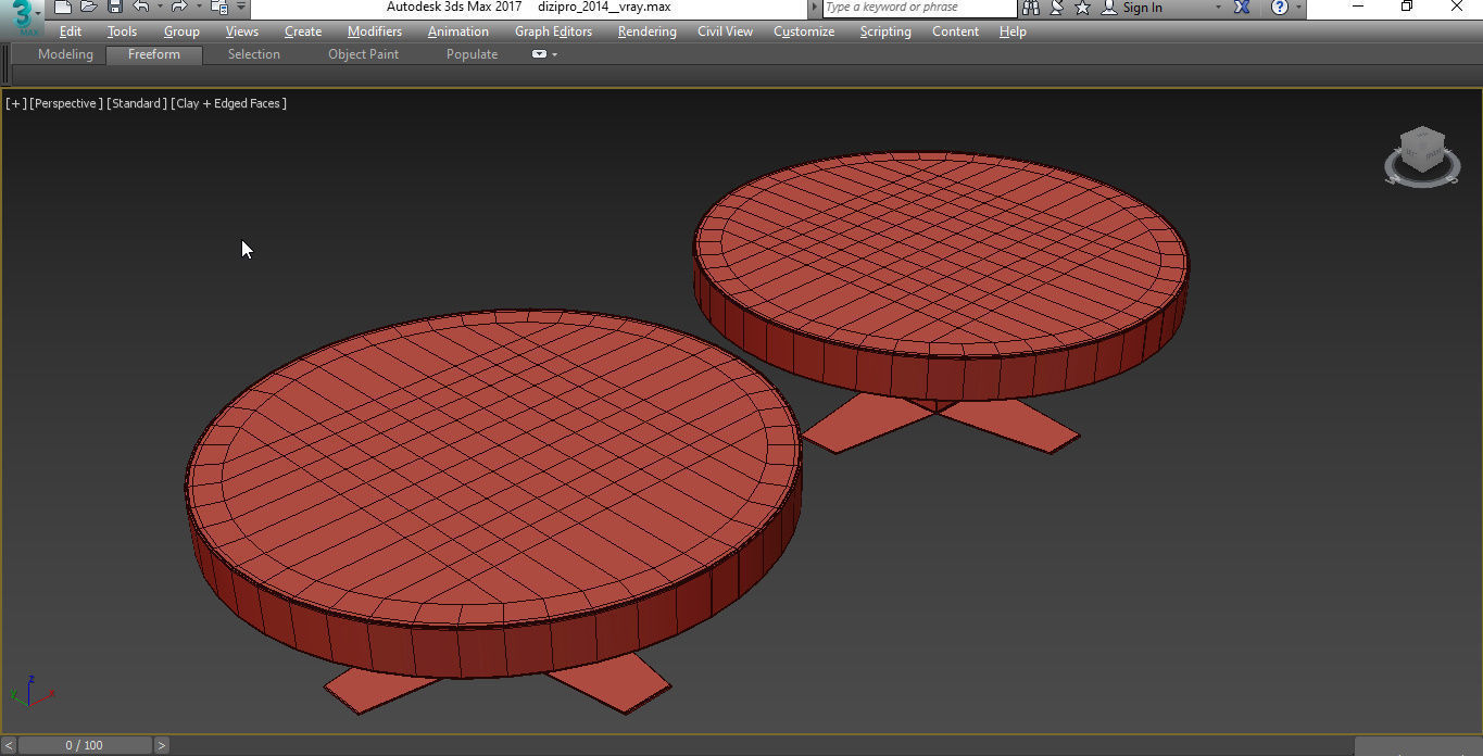 Longhi BOURBON COFFEE TABLE BY GIUSEPPE VIGANO 3d model Low-poly 3D model_2