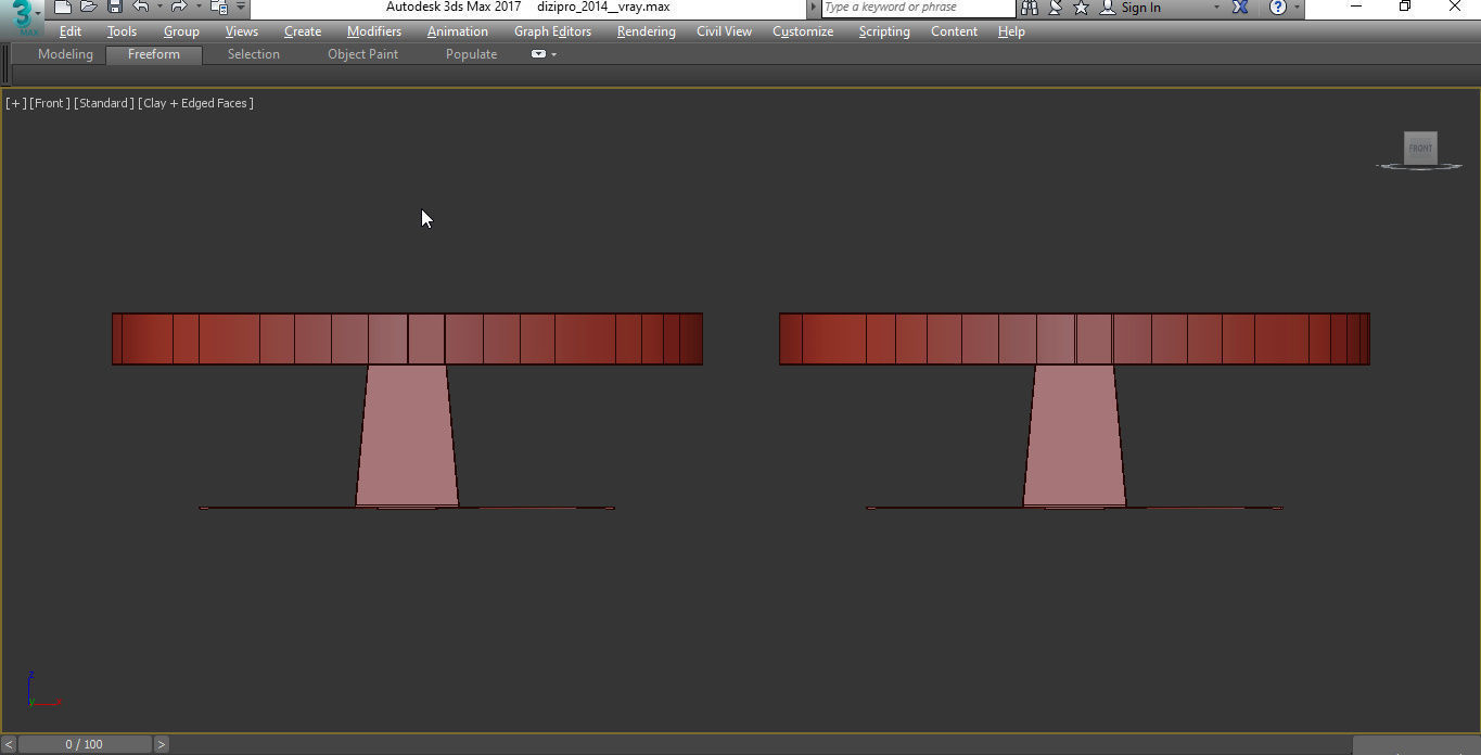 Longhi BOURBON COFFEE TABLE BY GIUSEPPE VIGANO 3d model Low-poly 3D model_3