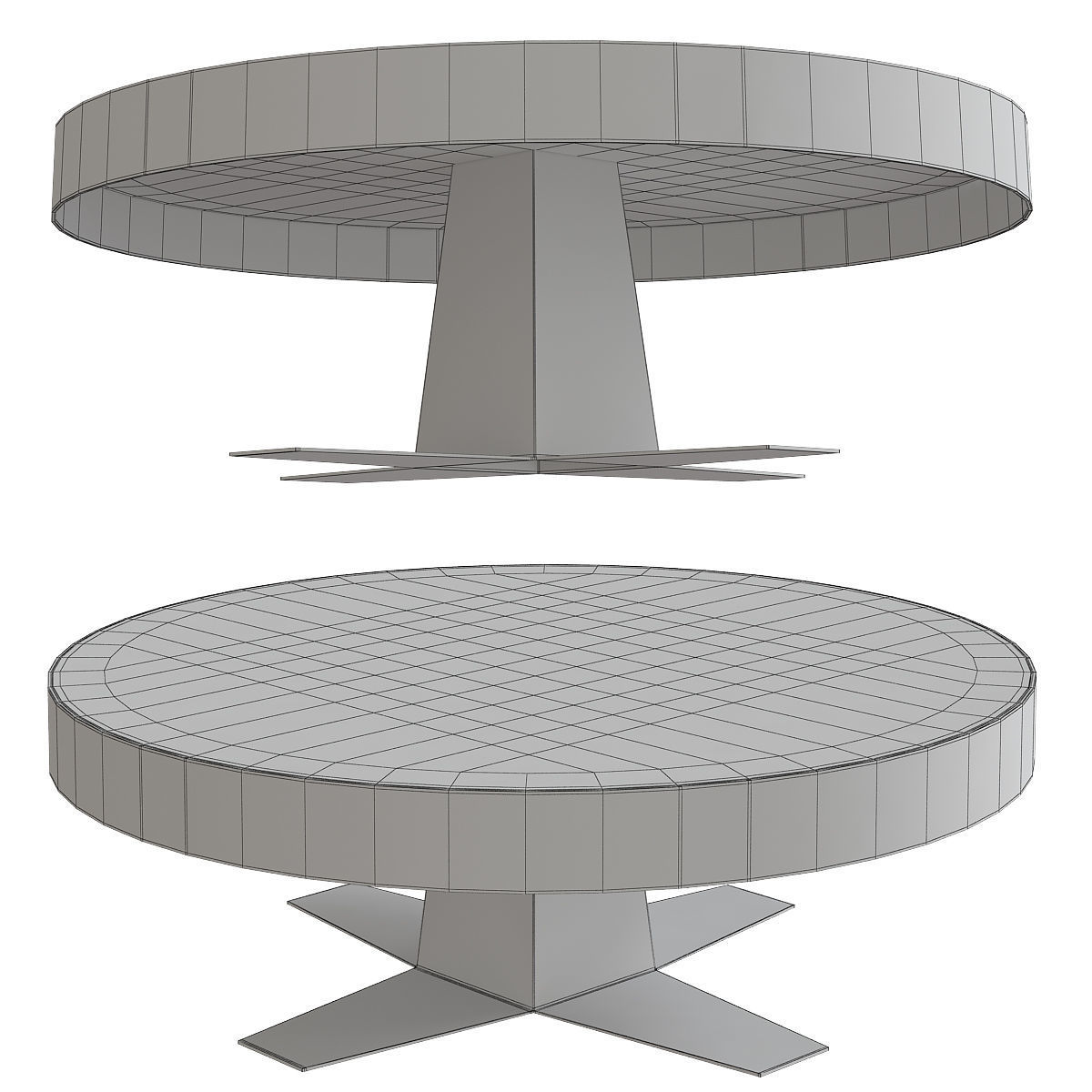 Longhi BOURBON COFFEE TABLE BY GIUSEPPE VIGANO 3d model Low-poly 3D model_1