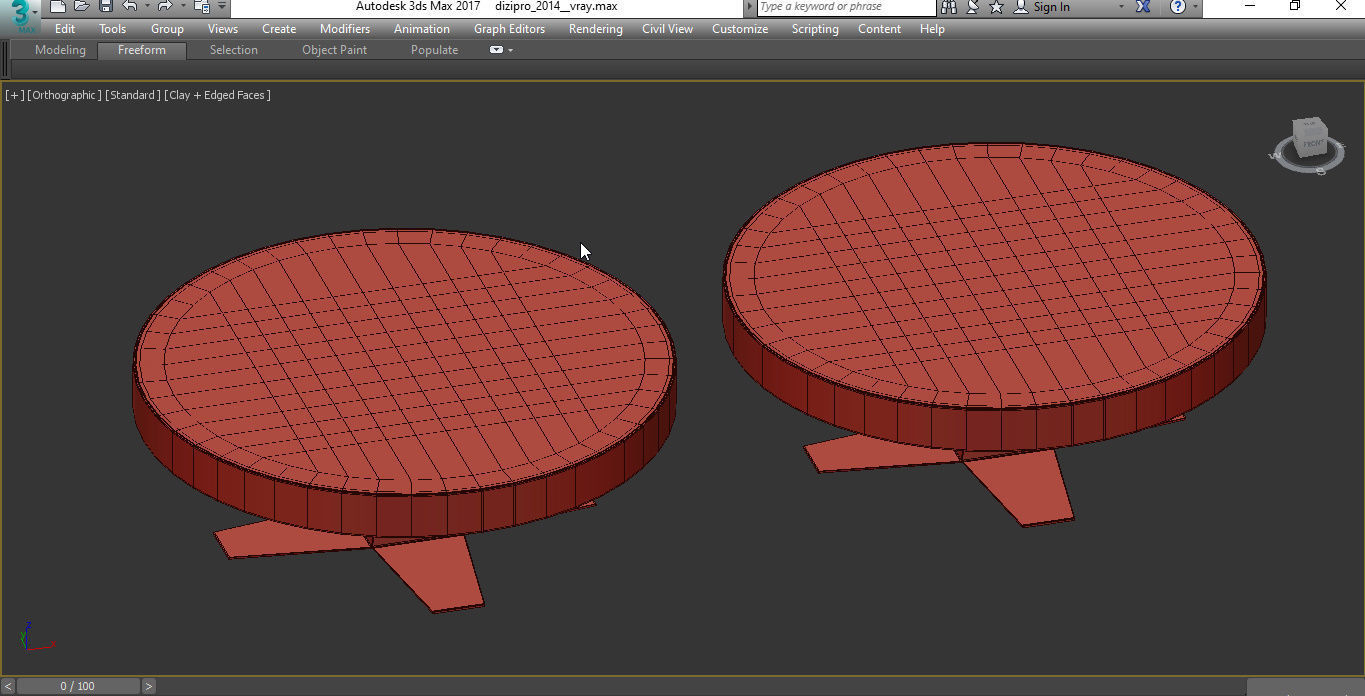 Longhi BOURBON COFFEE TABLE BY GIUSEPPE VIGANO 3d model Low-poly 3D model_4