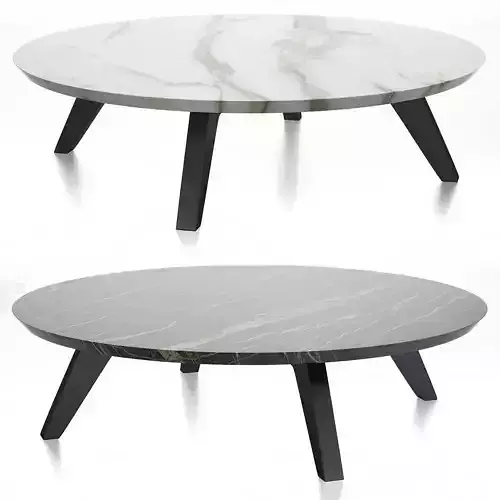 Meroni  Colzani MONFORTE ROUND COFFEE TABLE 3d model