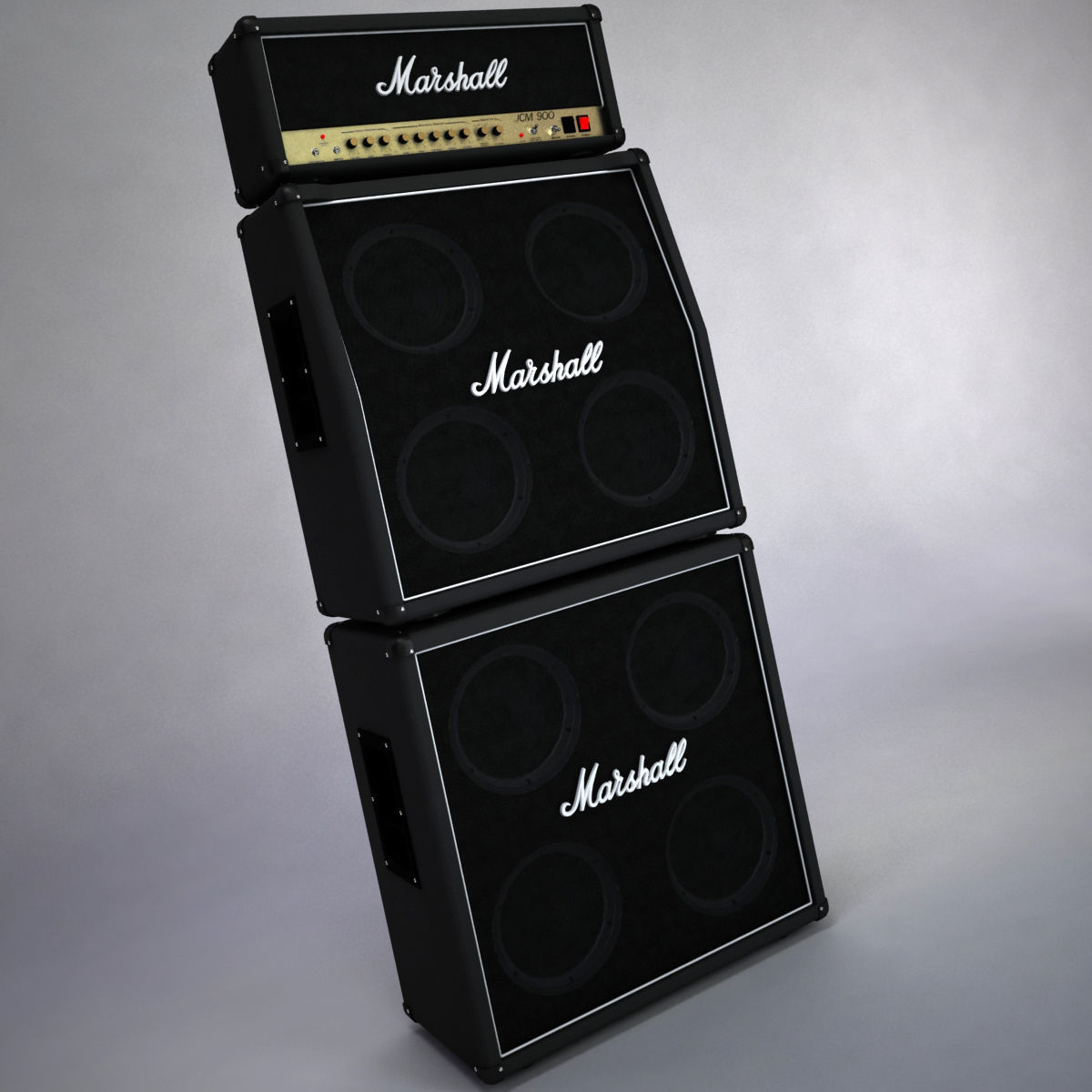 3D Guitar Amplifier Marshall | CGTrader