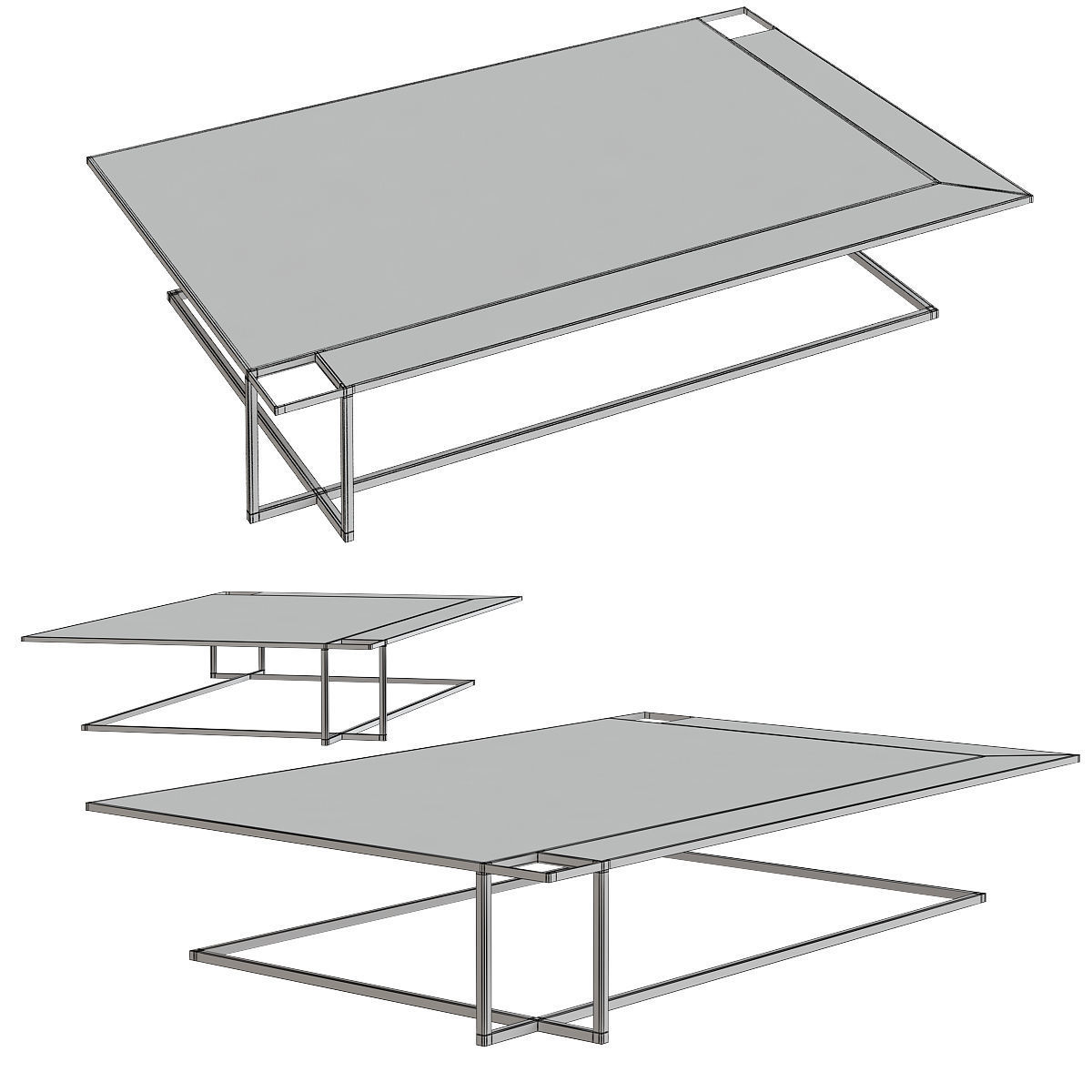 Marioni GARY COFFEE TABLE BY STUDIO 3d model Low-poly 3D model_1