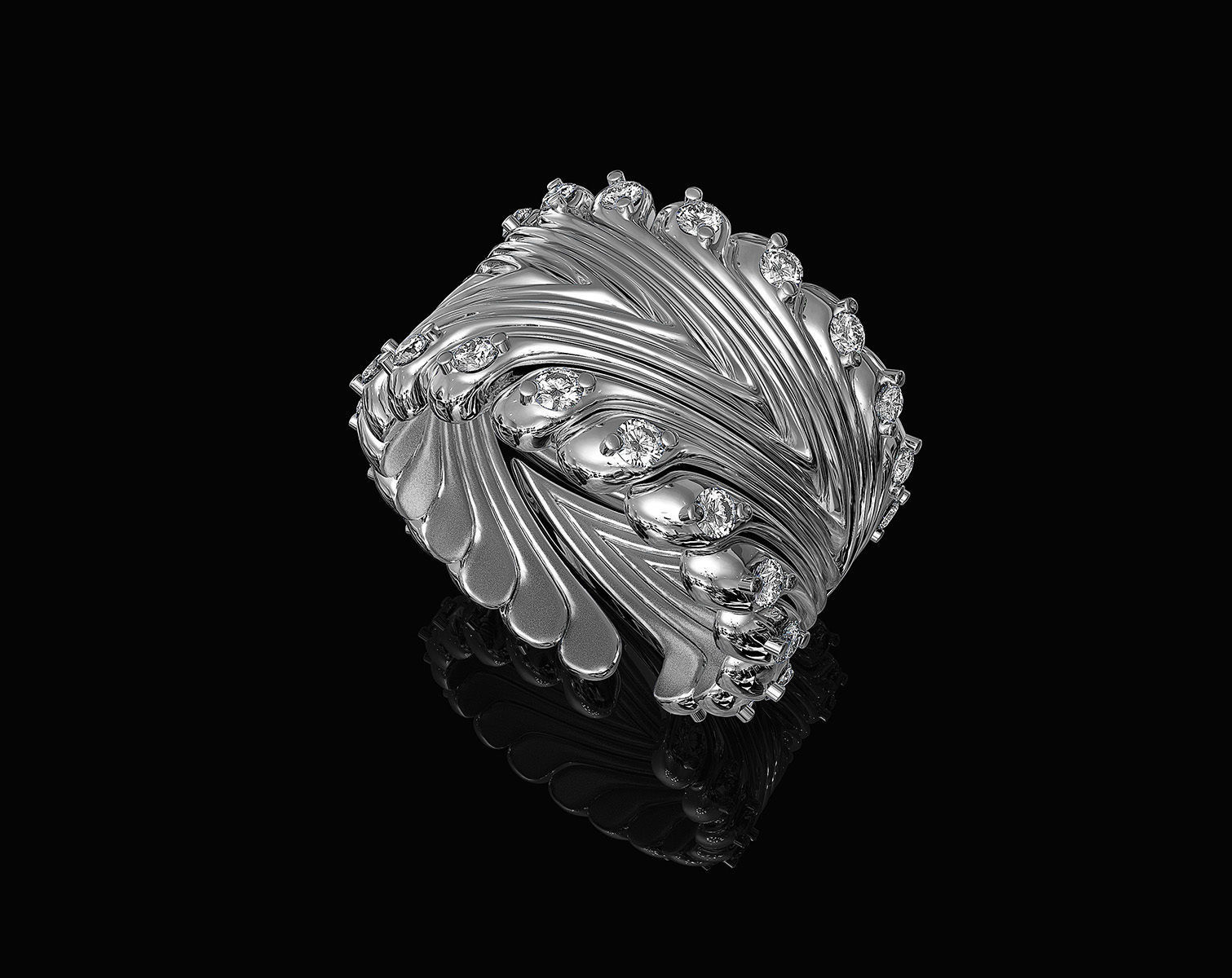 Billows Ring 3D print model_2