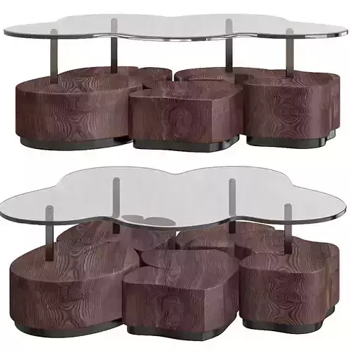 Woodart Cortina WOODART COFFEE TABLE 3d model