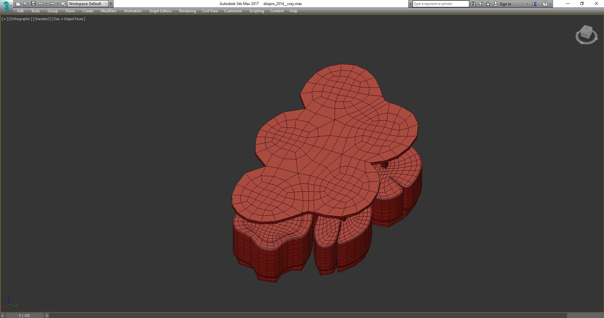 Woodart Cortina WOODART COFFEE TABLE 3d model Low-poly 3D model_4