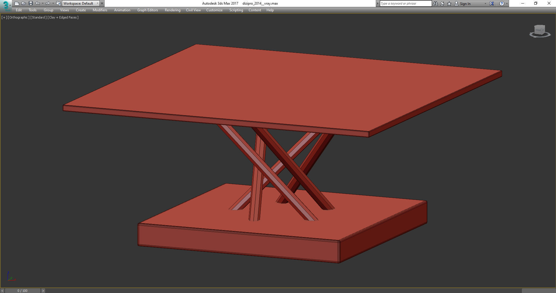 Laura Meroni SA 05 LOW TABLE 3d model Low-poly 3D model_4