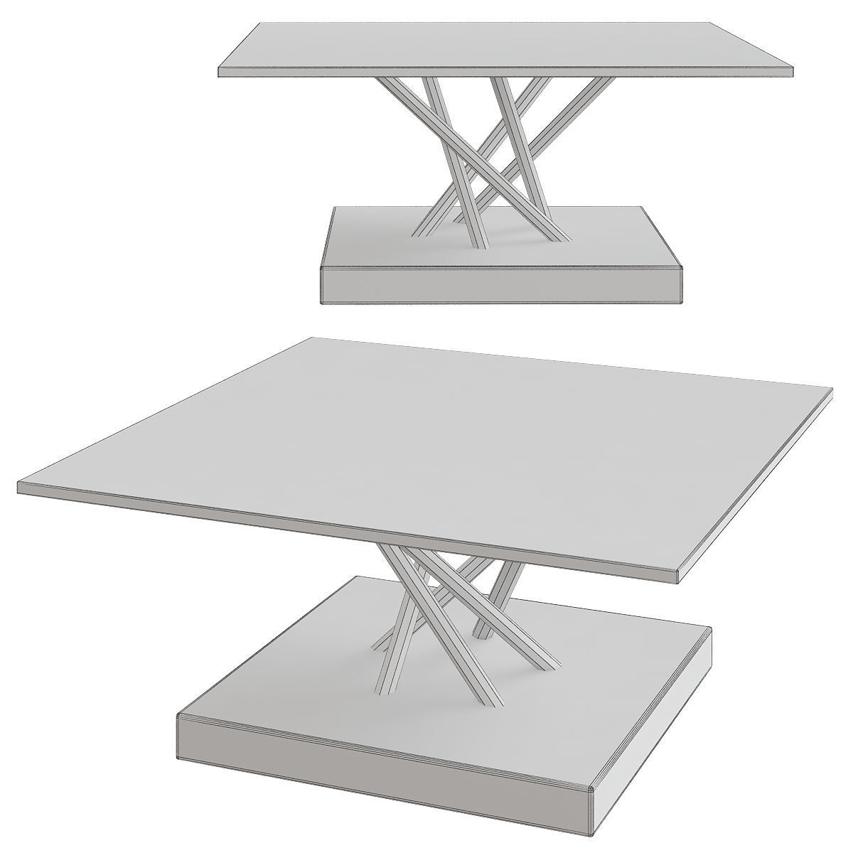 Laura Meroni SA 05 LOW TABLE 3d model Low-poly 3D model_1