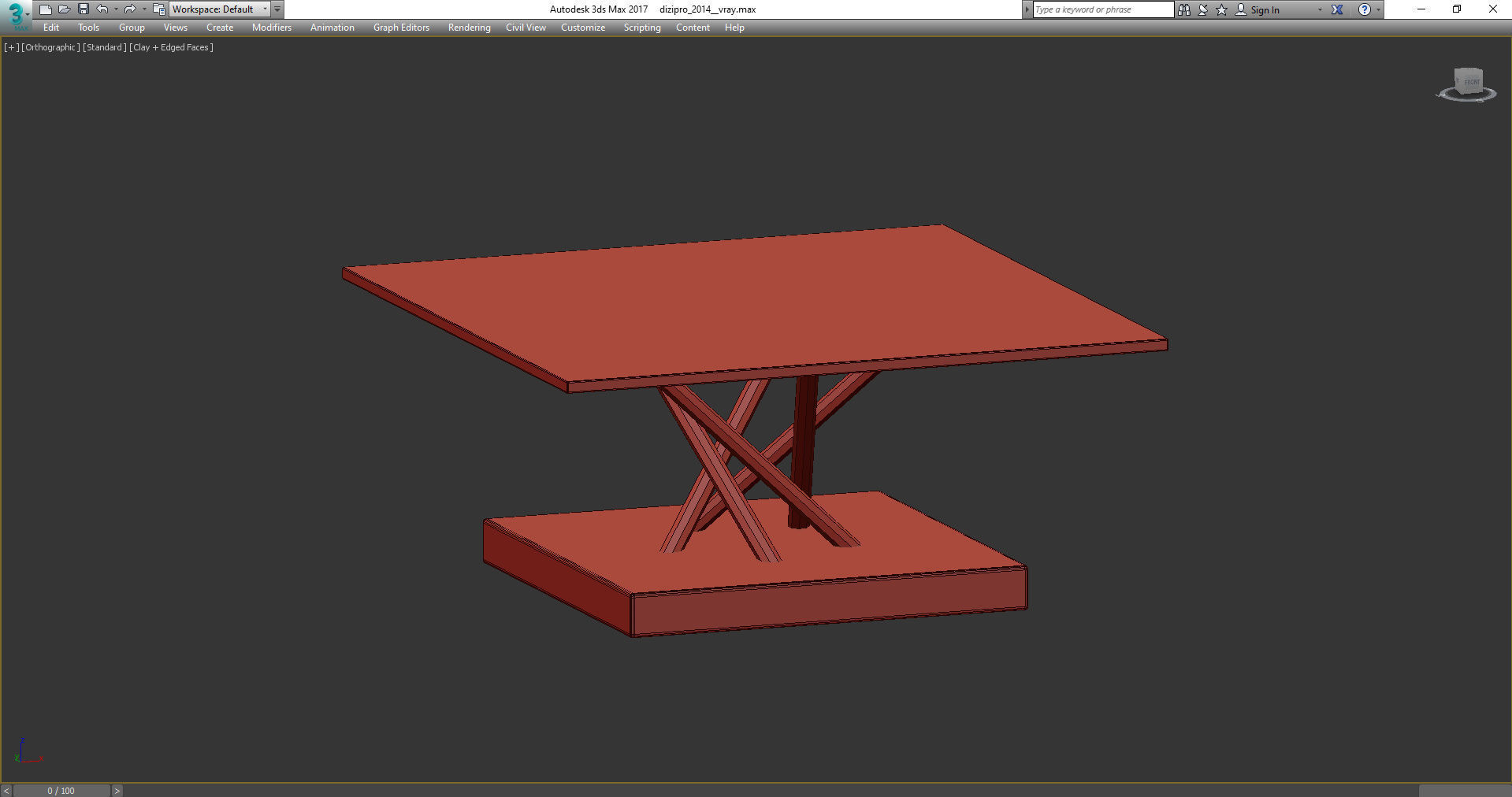 Laura Meroni SA 05 LOW TABLE 3d model Low-poly 3D model_2