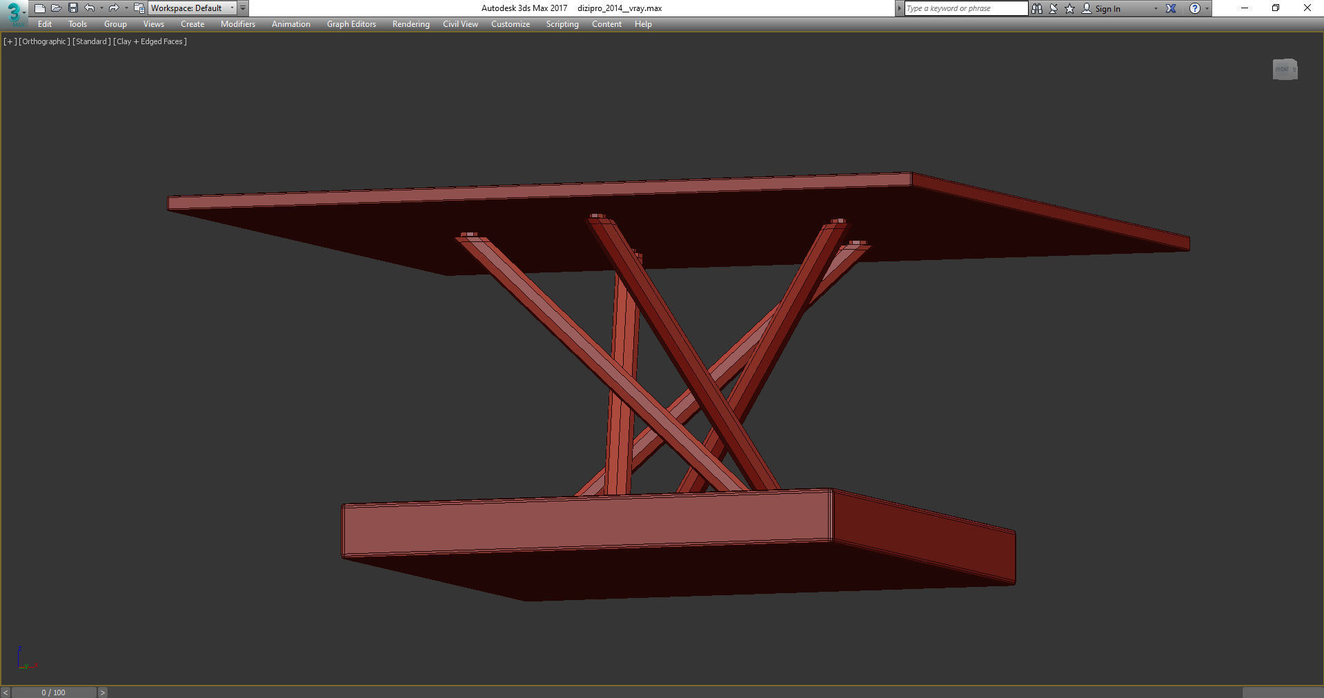 Laura Meroni SA 05 LOW TABLE 3d model Low-poly 3D model_3