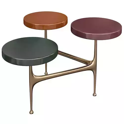 Draga  Aurel AGATHA 3-PIECE COFFEE TABLE 3d model