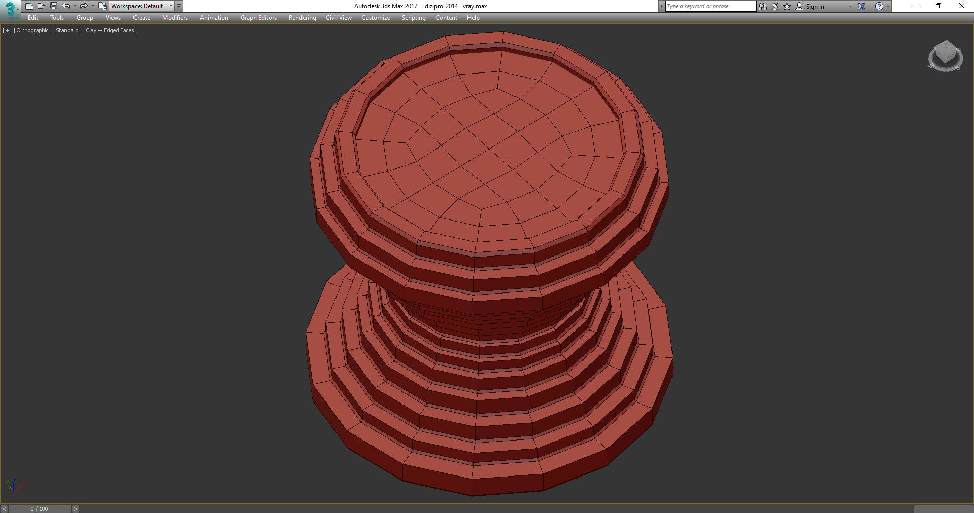 Atelier KAYAN COFFEE TABLE WITH SKY GOLD TOP 3d model Low-poly 3D model_4