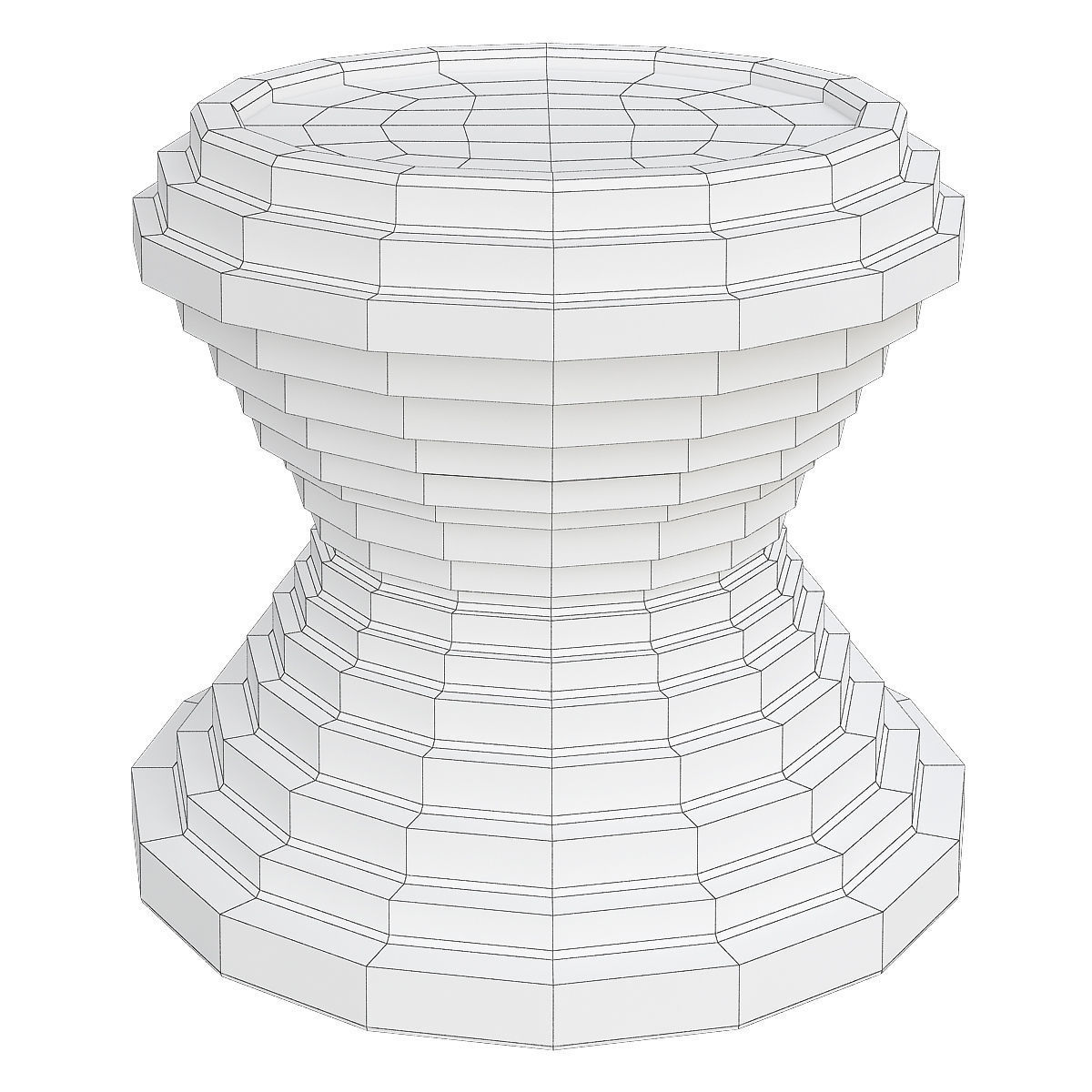 Atelier KAYAN COFFEE TABLE WITH SKY GOLD TOP 3d model Low-poly 3D model_1