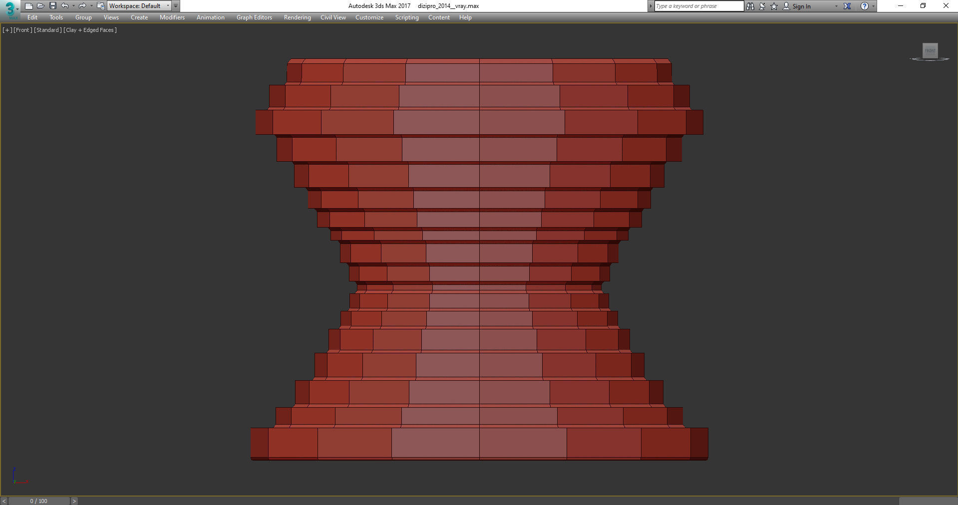 Atelier KAYAN COFFEE TABLE WITH SKY GOLD TOP 3d model Low-poly 3D model_2