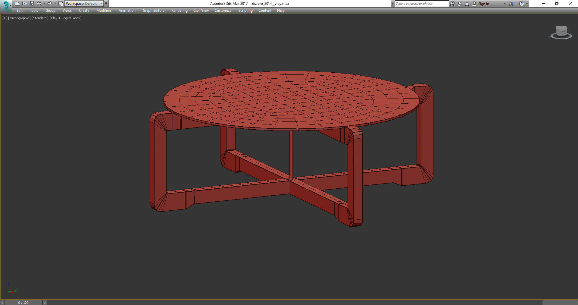 Black Tie MANOLO COFFEE TABLE 3d model Low-poly 3D model_4