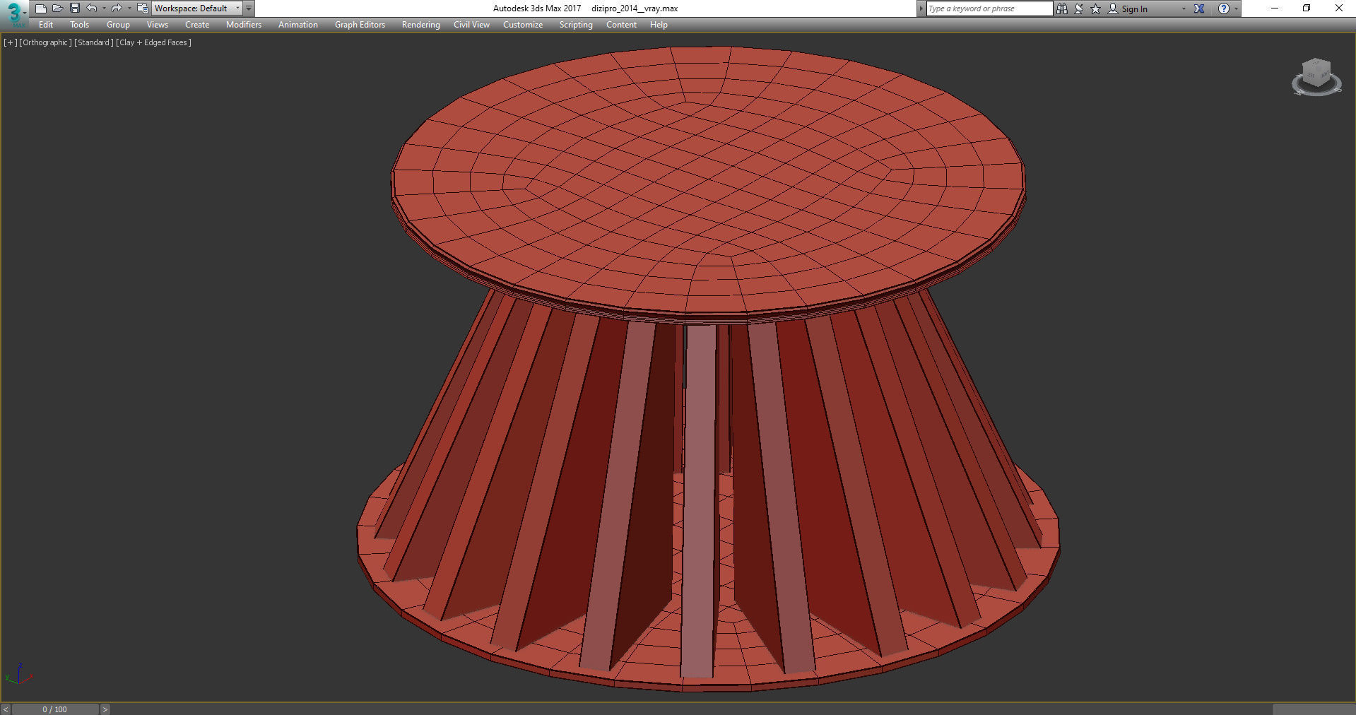 Cipriani Homood MEDIUM MARBLE COFFEE TABLE 3d model Low-poly 3D model_3