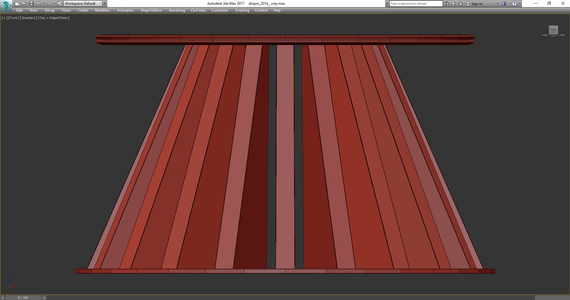 Cipriani Homood MEDIUM MARBLE COFFEE TABLE 3d model Low-poly 3D model_2