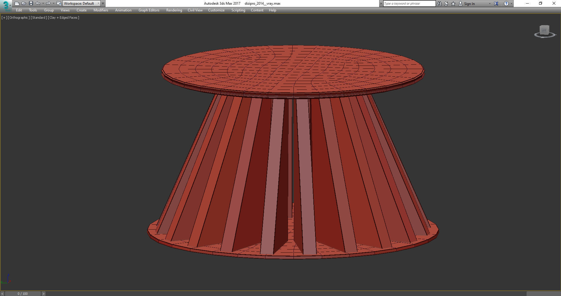 Cipriani Homood MEDIUM MARBLE COFFEE TABLE 3d model Low-poly 3D model_4