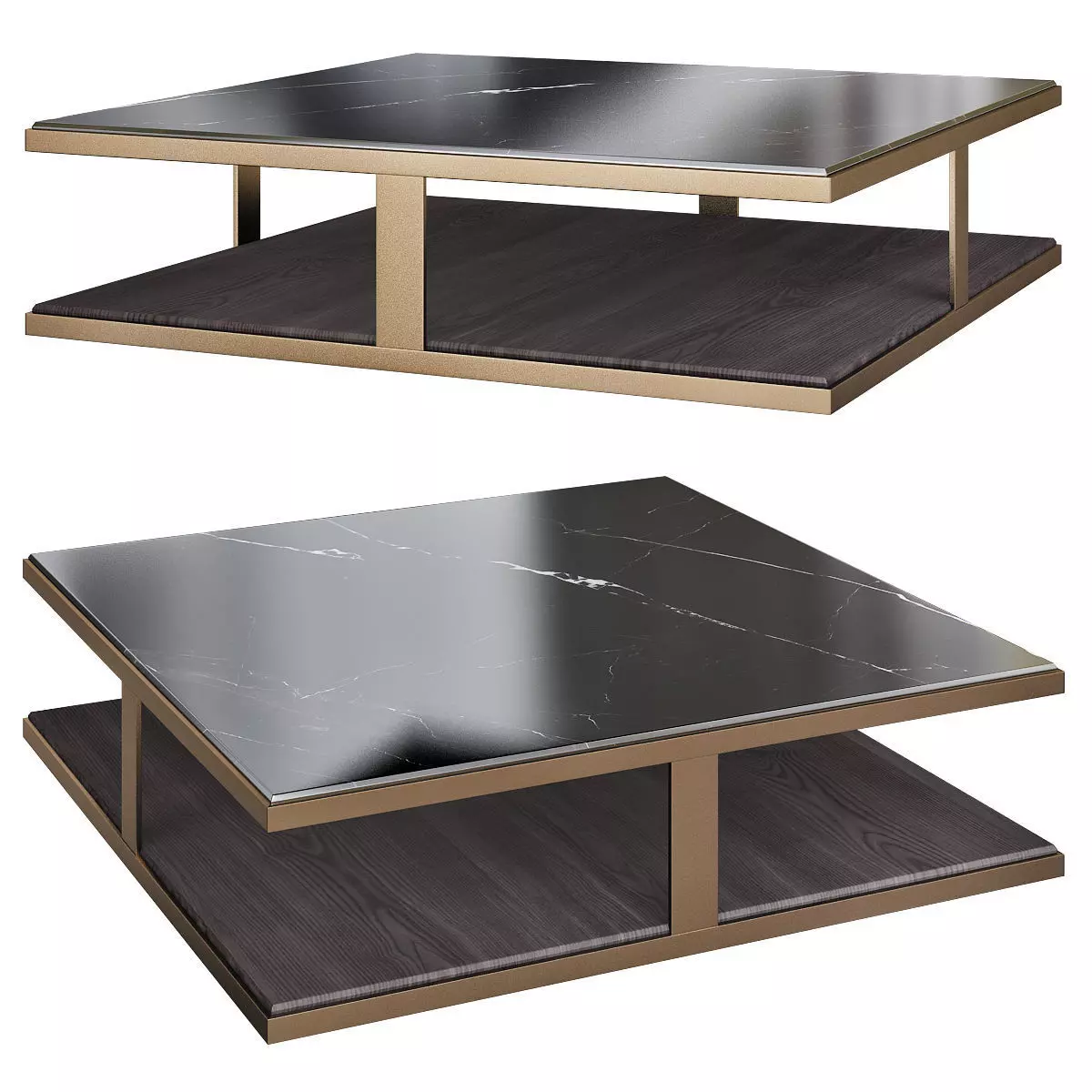 Longhi LAYER COFFEE TABLE BY ALESSANDRO LA SPADA 3d model Low-poly 3D model_0