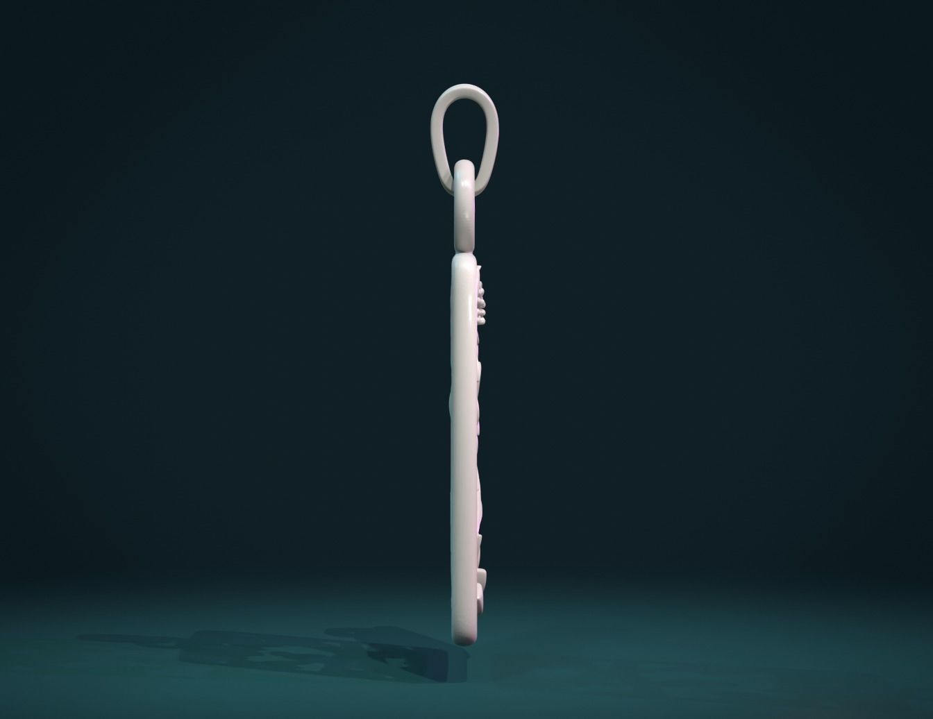 Bird pendant 3D print model_7