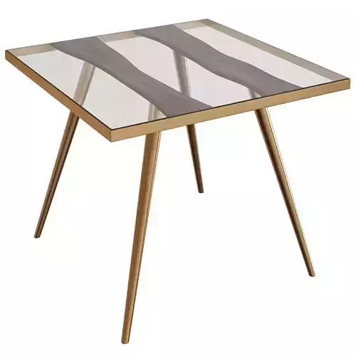 Hebanon Fratelli Basile FOSSILE SQUARE TABLE 3d model