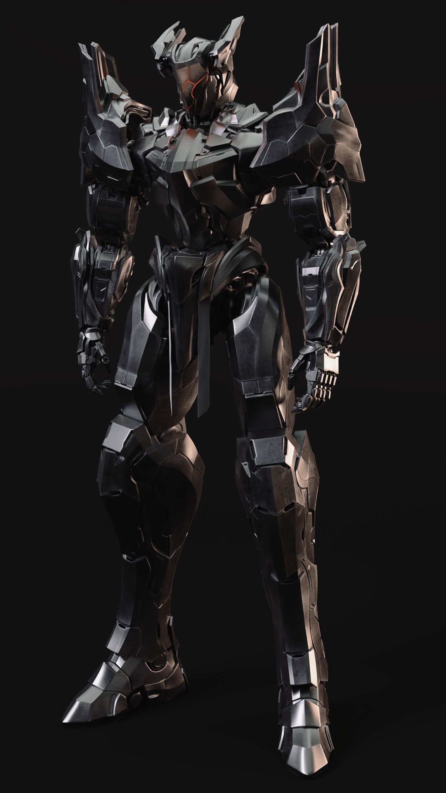 Mordred Low-poly 3D model_3