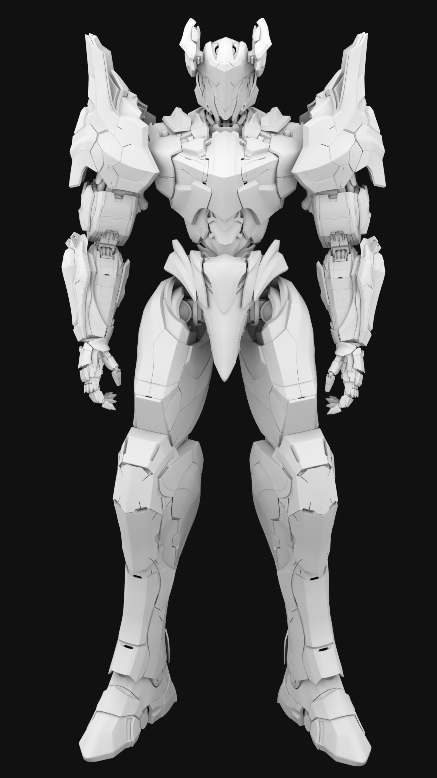 Mordred Low-poly 3D model_19