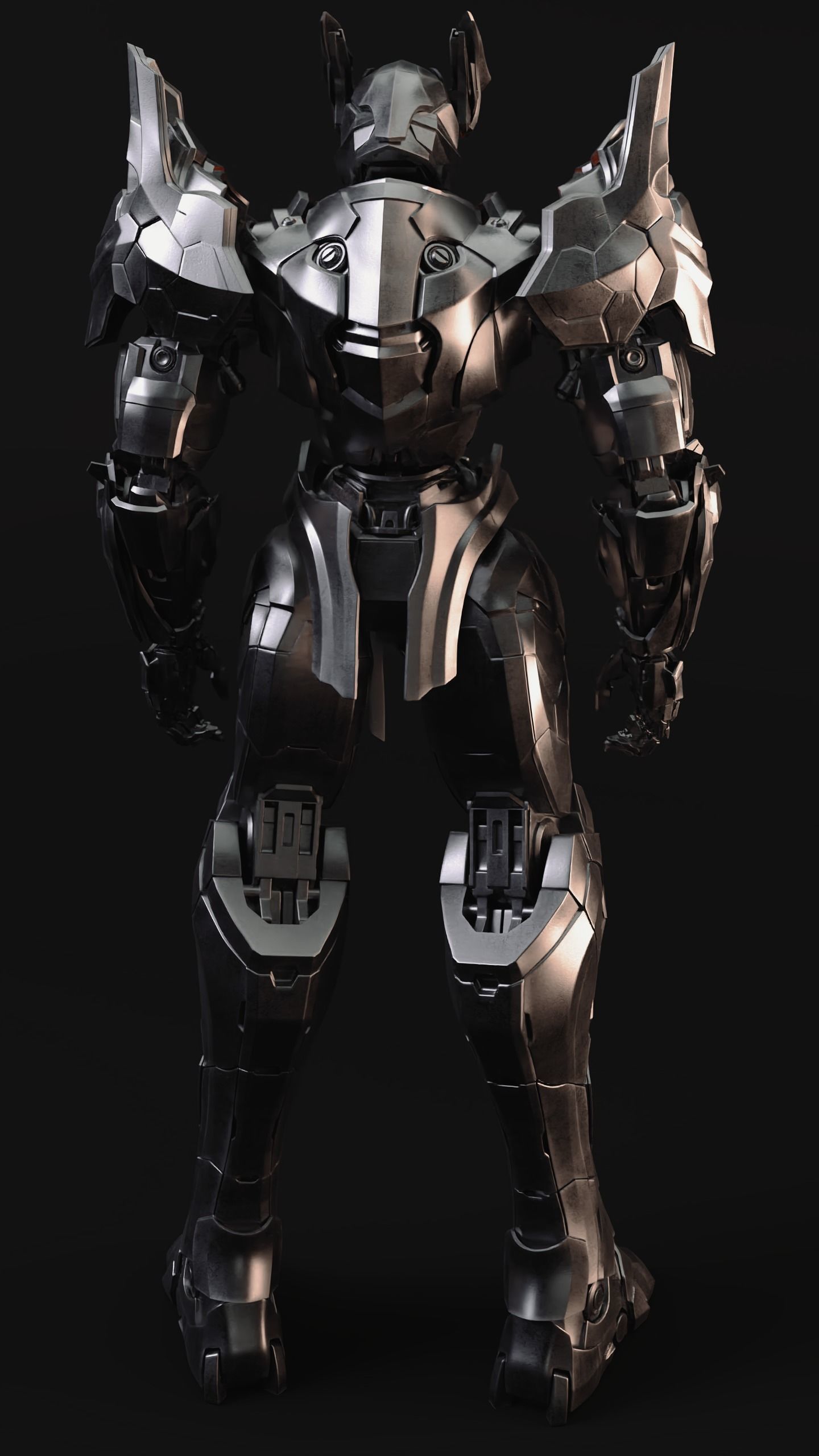 Mordred Low-poly 3D model_7