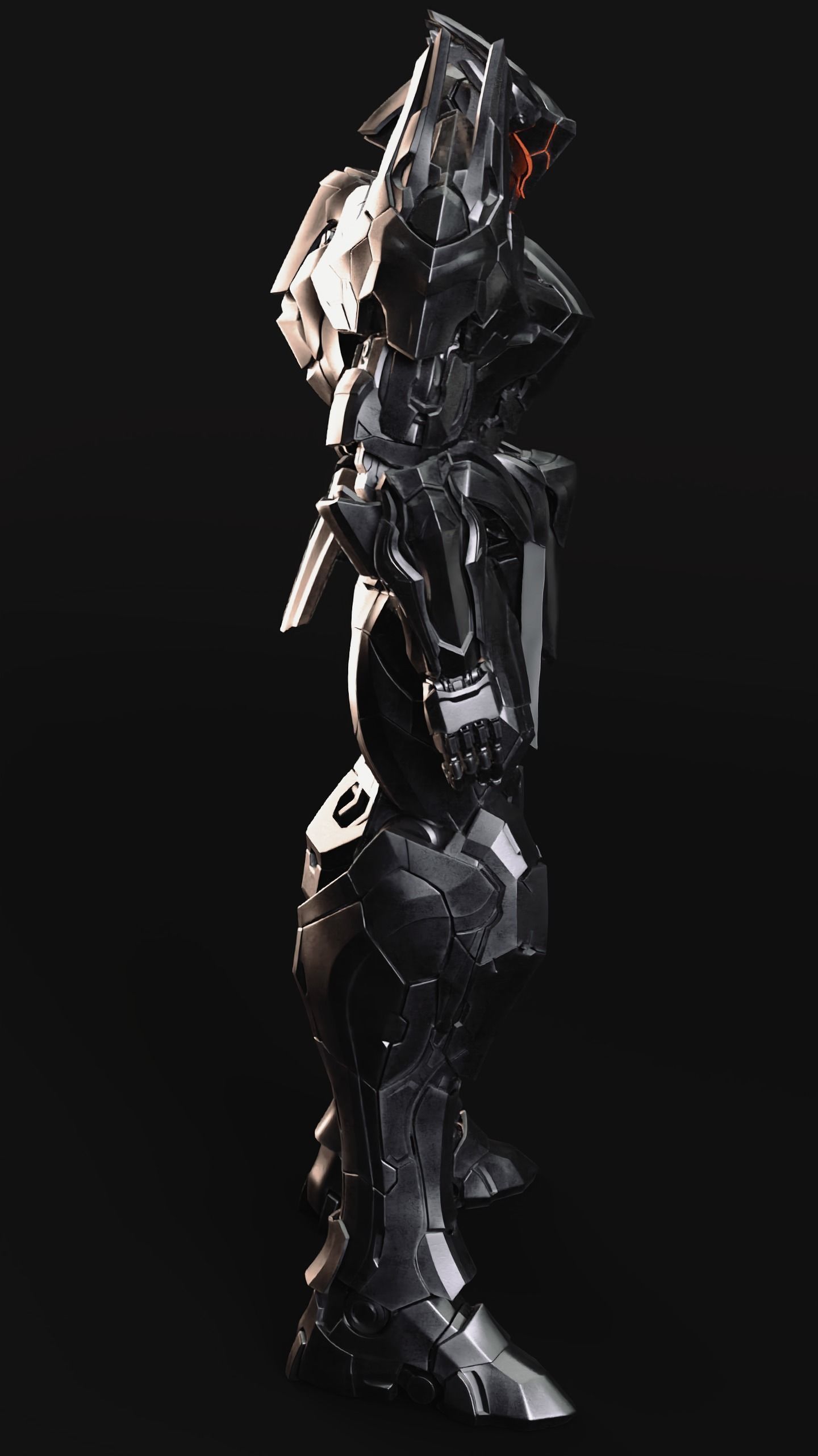 Mordred Low-poly 3D model_9