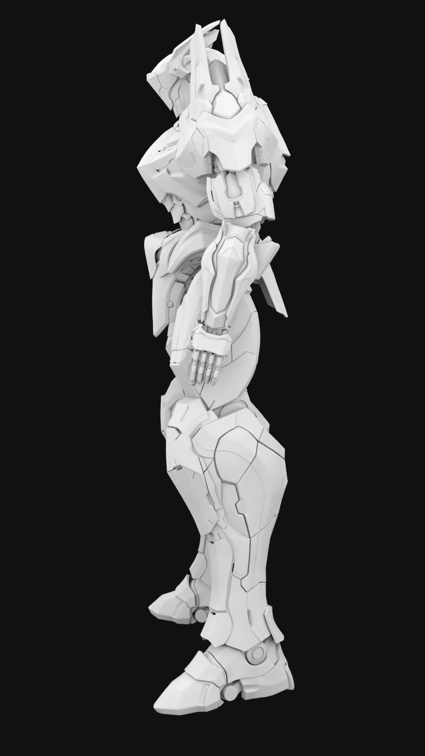 Mordred Low-poly 3D model_13