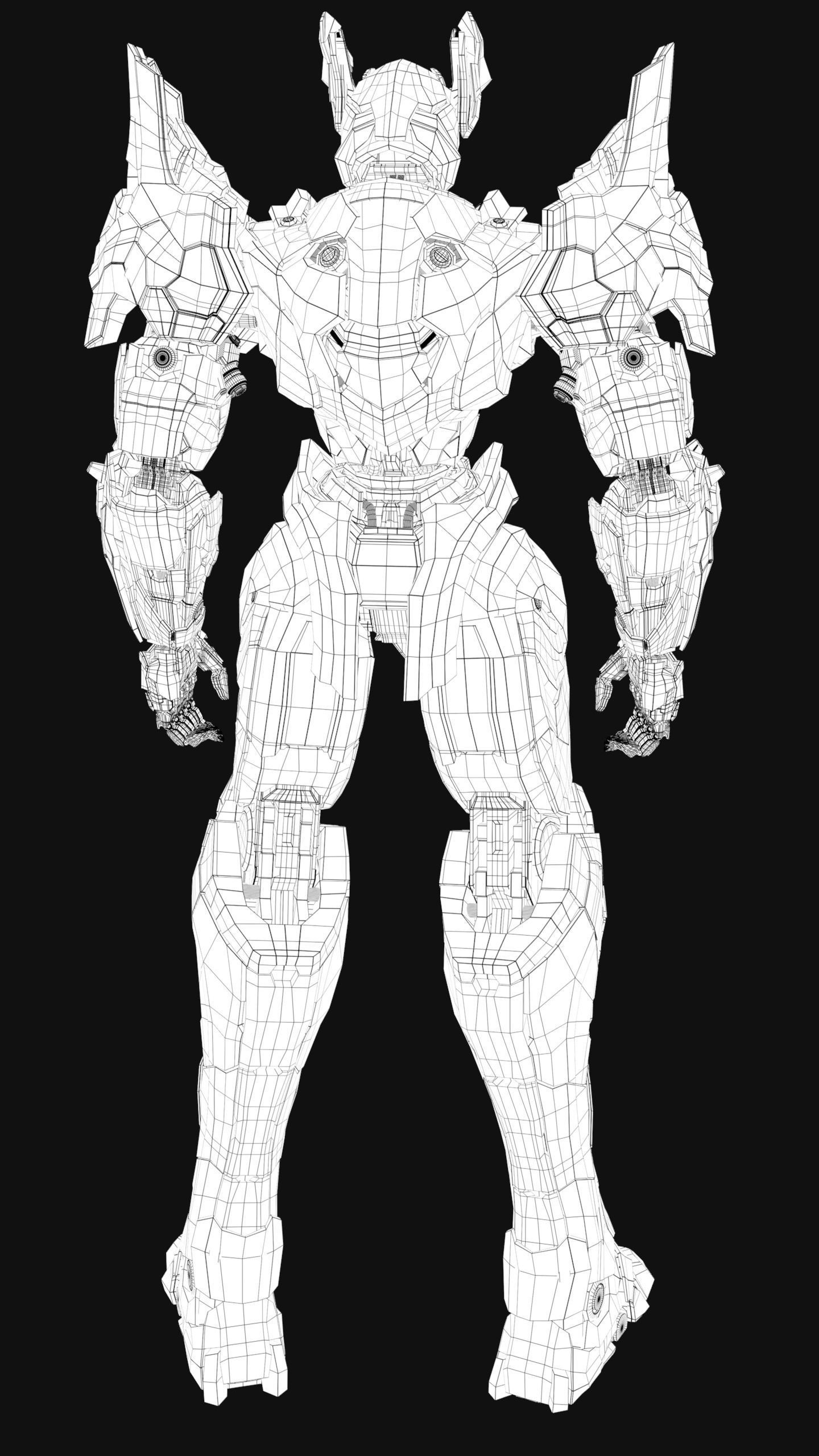 Mordred Low-poly 3D model_25