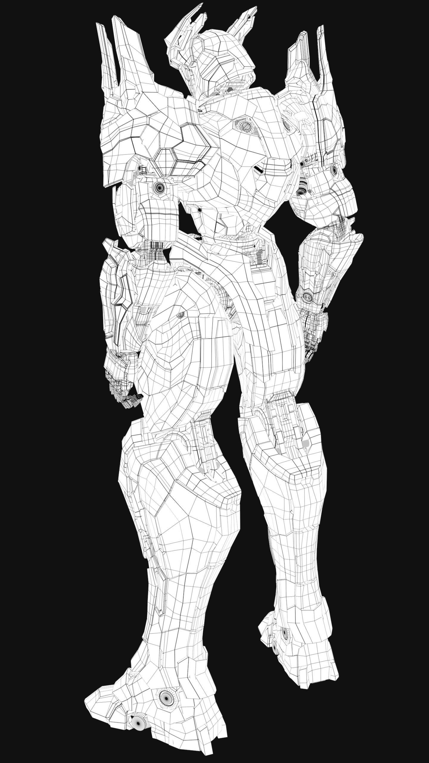 Mordred Low-poly 3D model_24