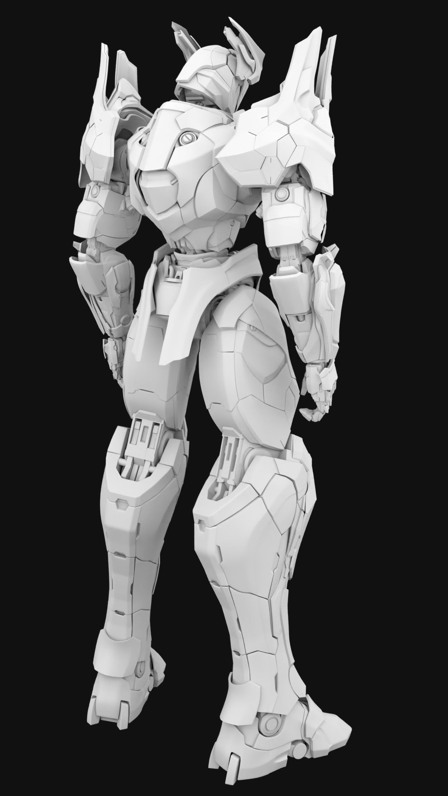 Mordred Low-poly 3D model_17