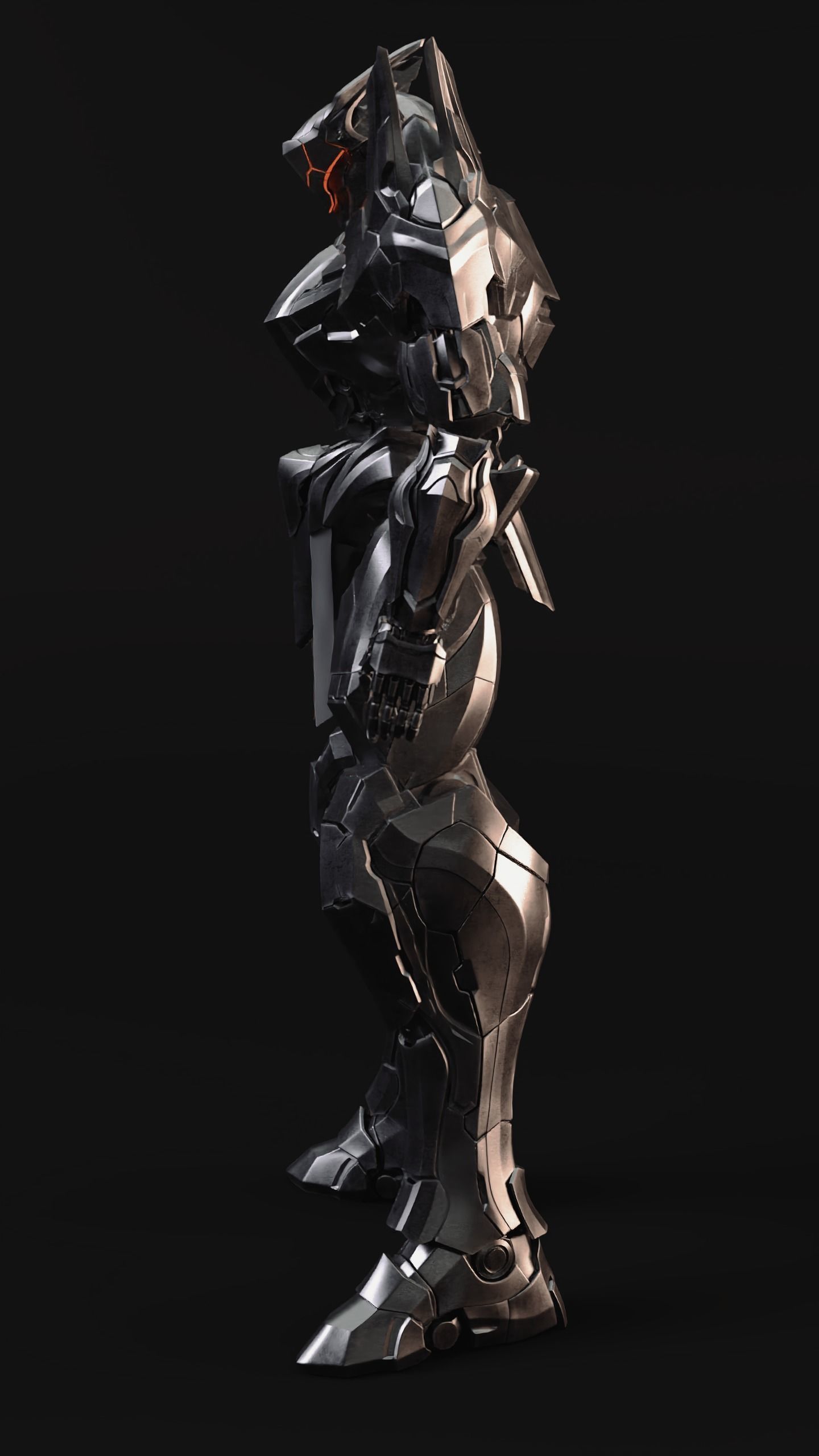 Mordred Low-poly 3D model_5