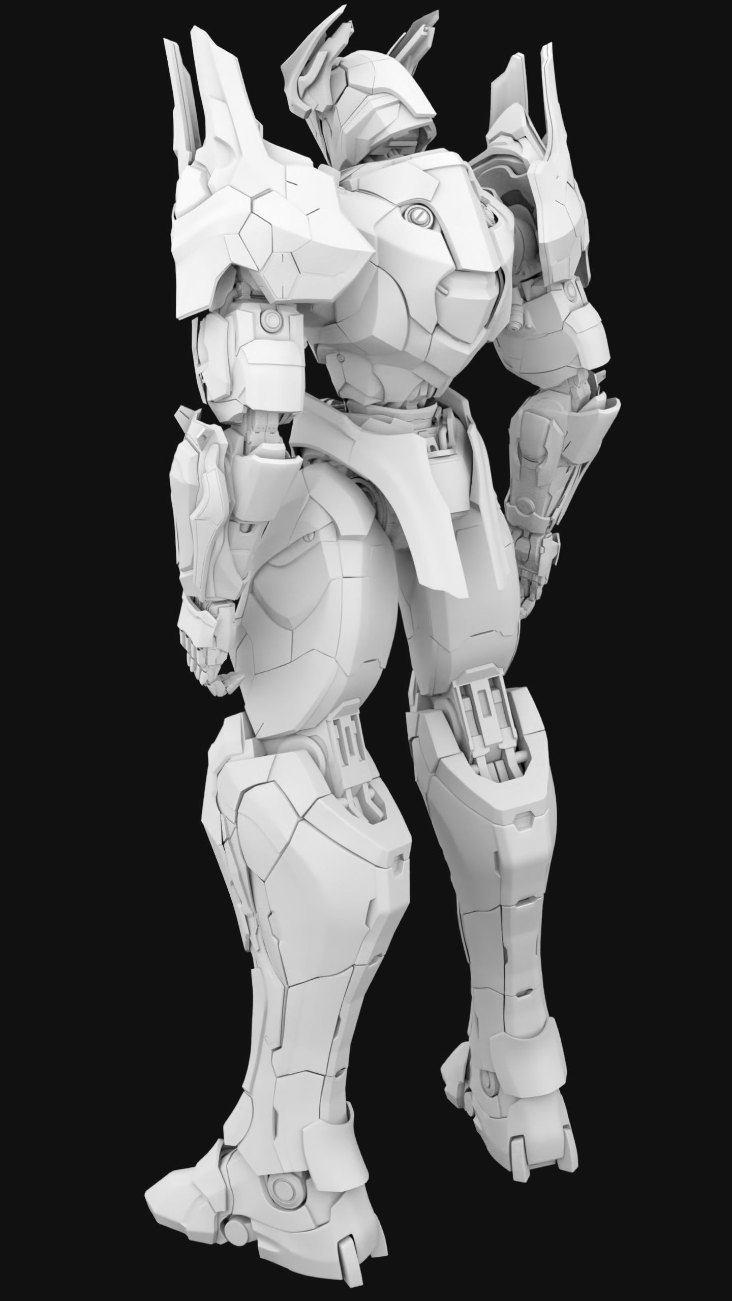 Mordred Low-poly 3D model_14