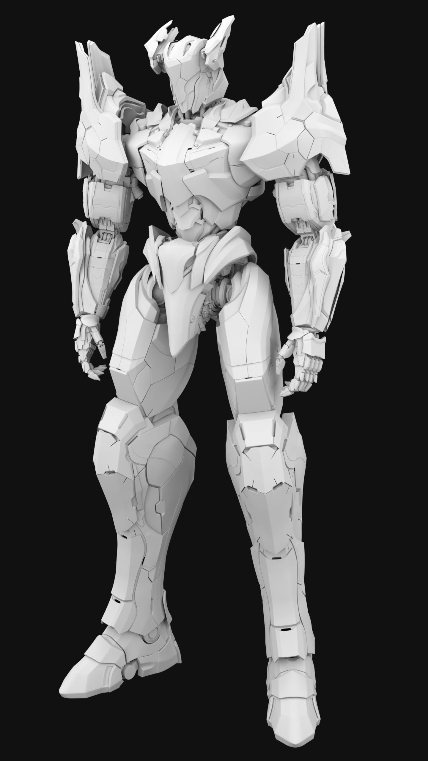 Mordred Low-poly 3D model_11